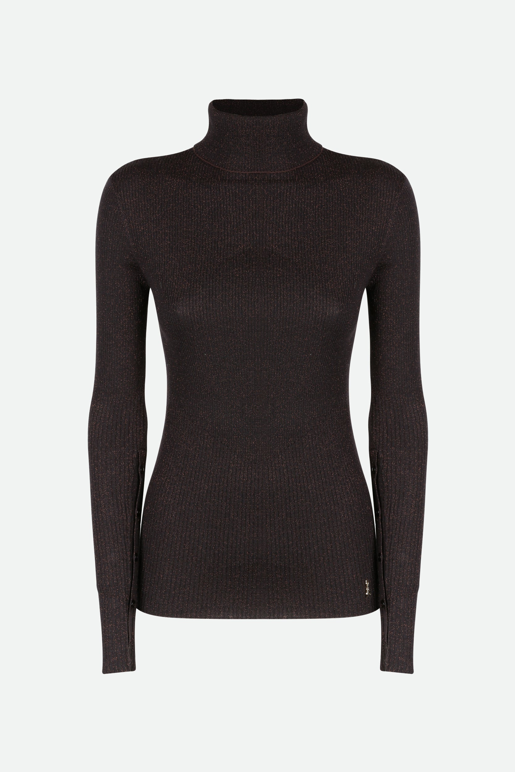 Patrizia Pepe Schwarz Rollkragenpullover