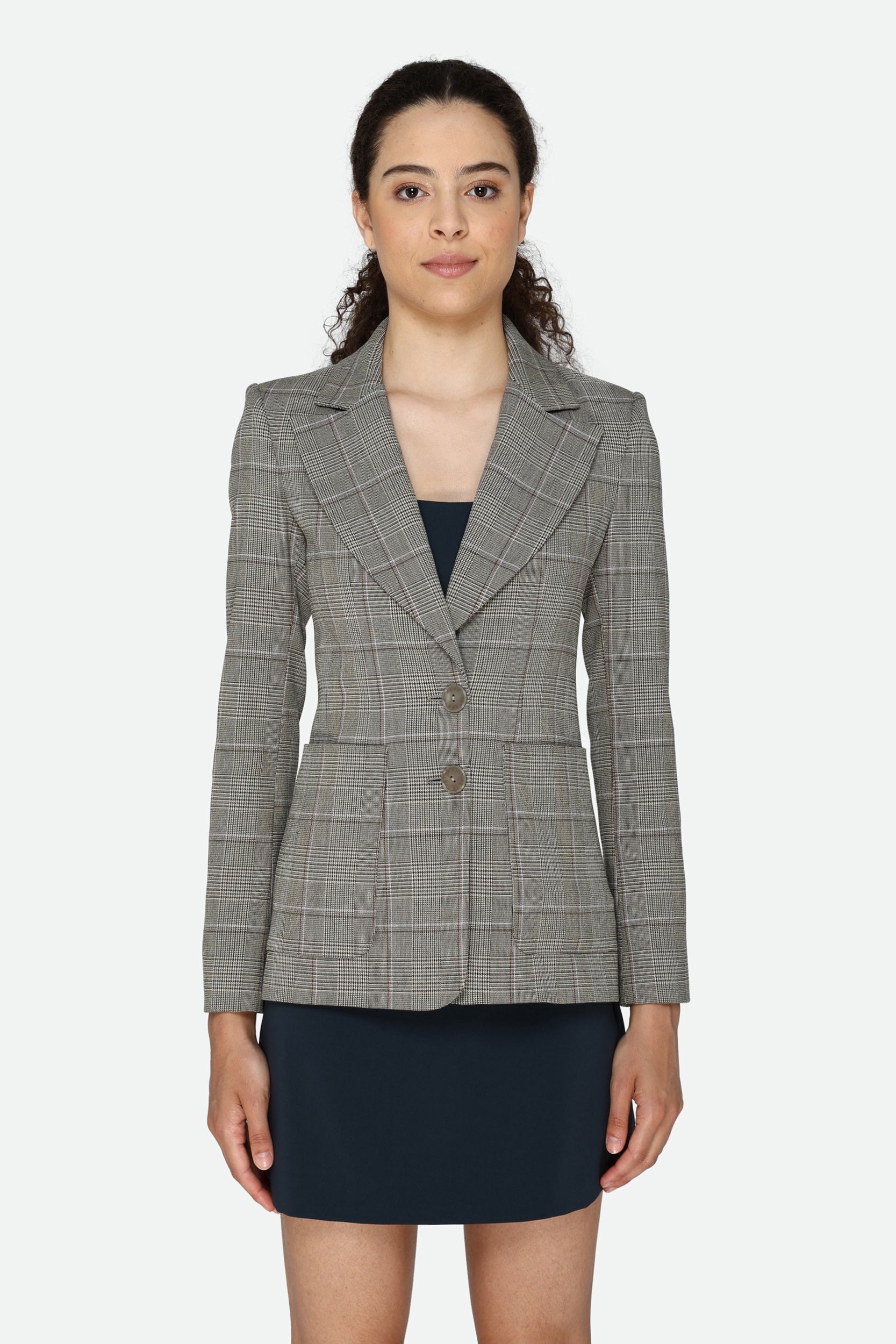 Mehrfarbig karierter Blazer Patrizia Pepe