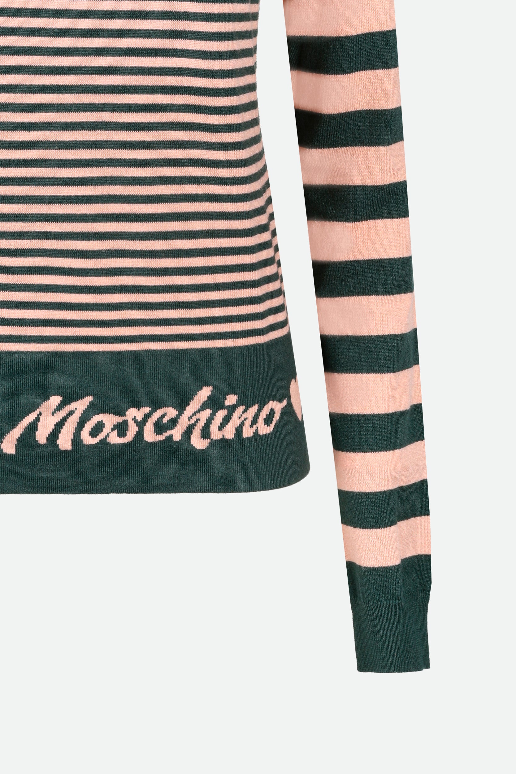 Love Moschino mehrfarbig gestreifter Pullover