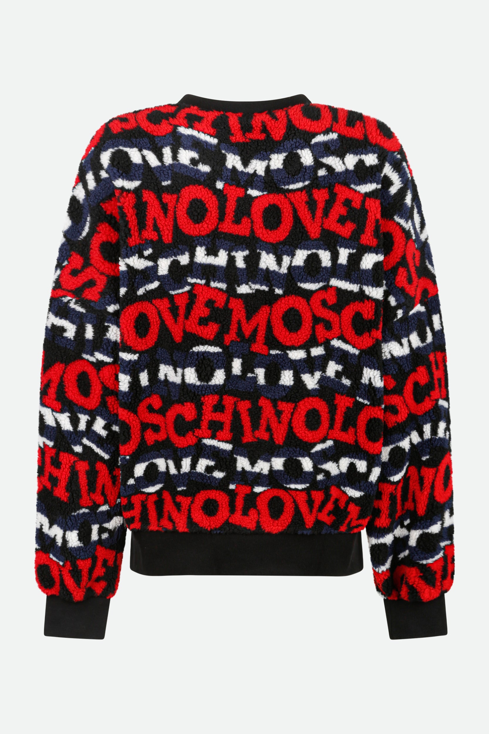 Mehrfarbiges Fleece-Sweatshirt von Love Moschino