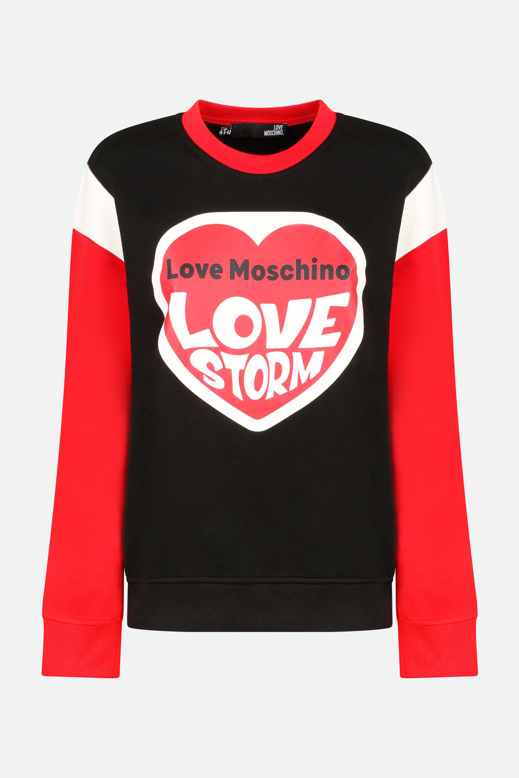 Love Moschino Sweatshirt Schwarz und Rote