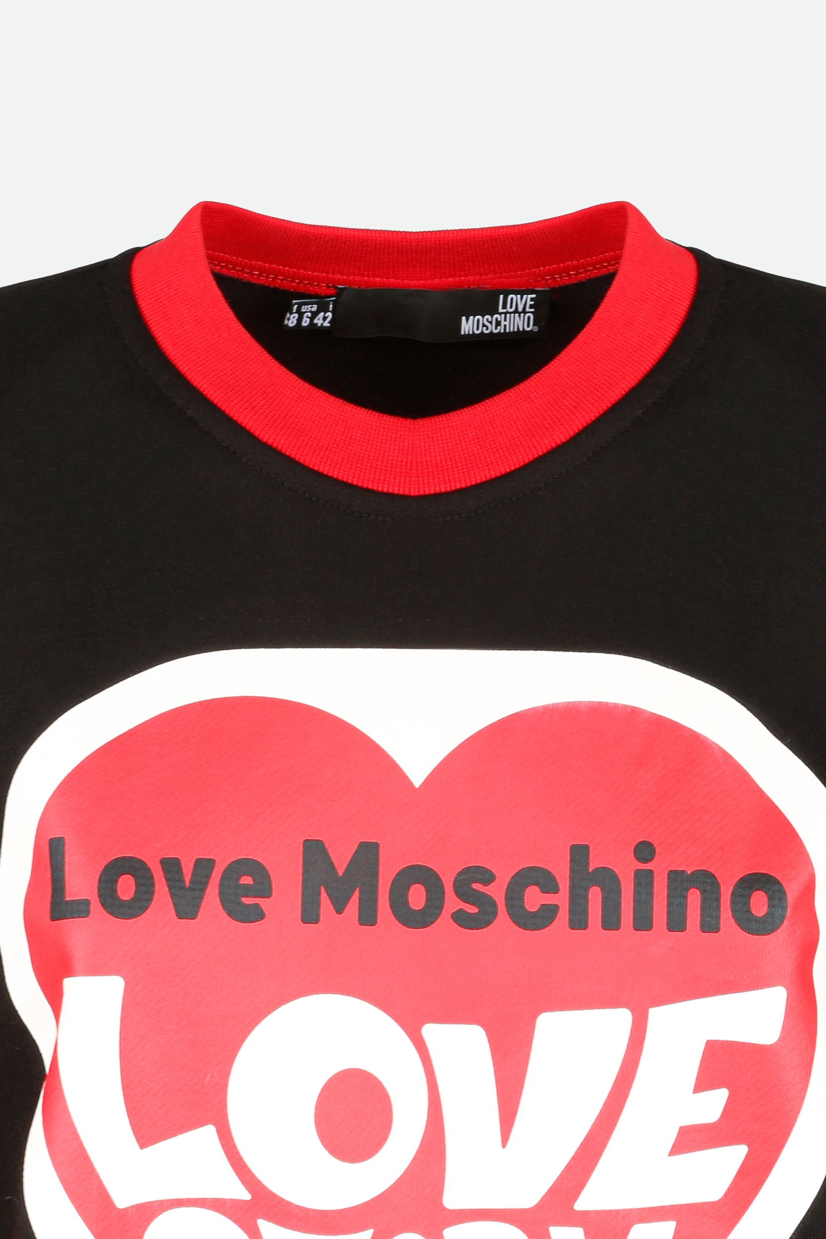 Love Moschino Sweatshirt Schwarz und Rote