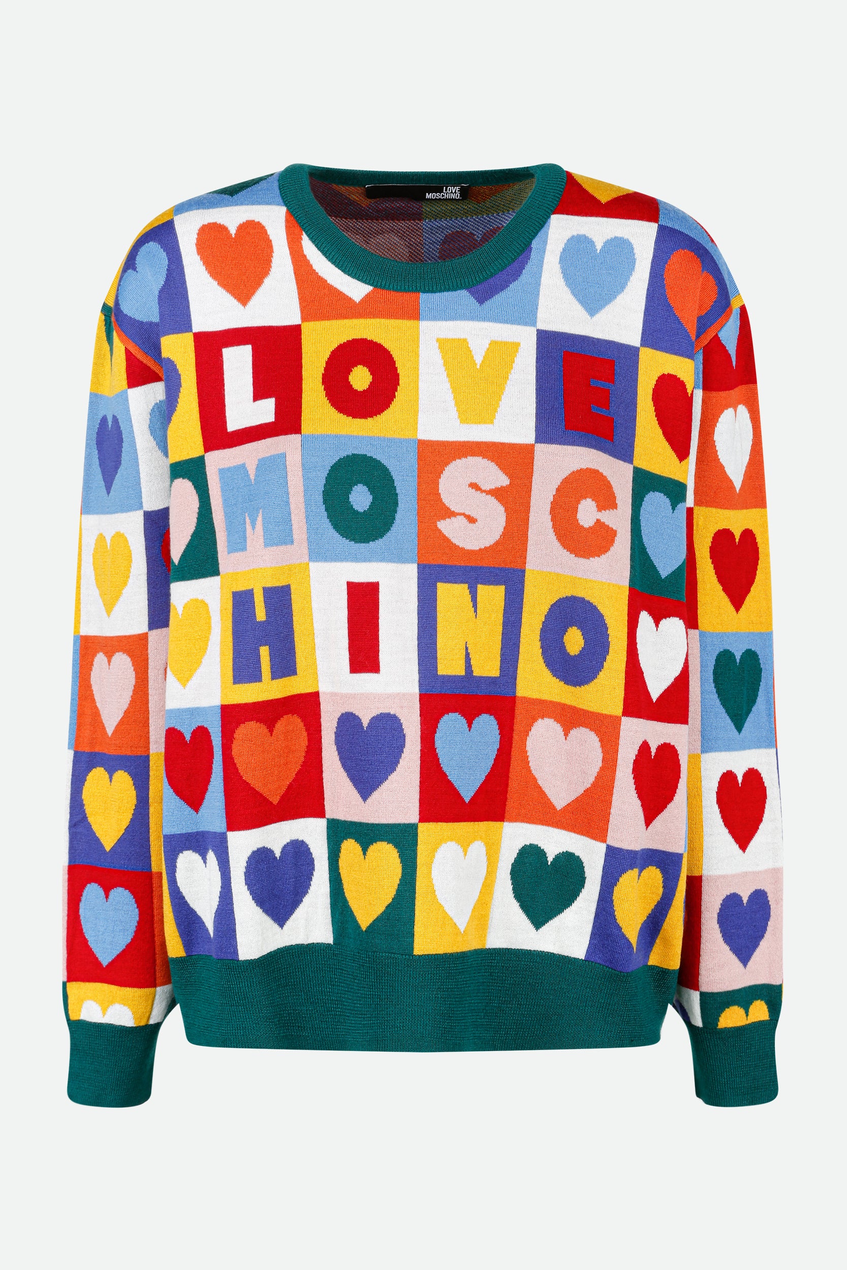 Mehrfarbiger Pullover von Love Moschino