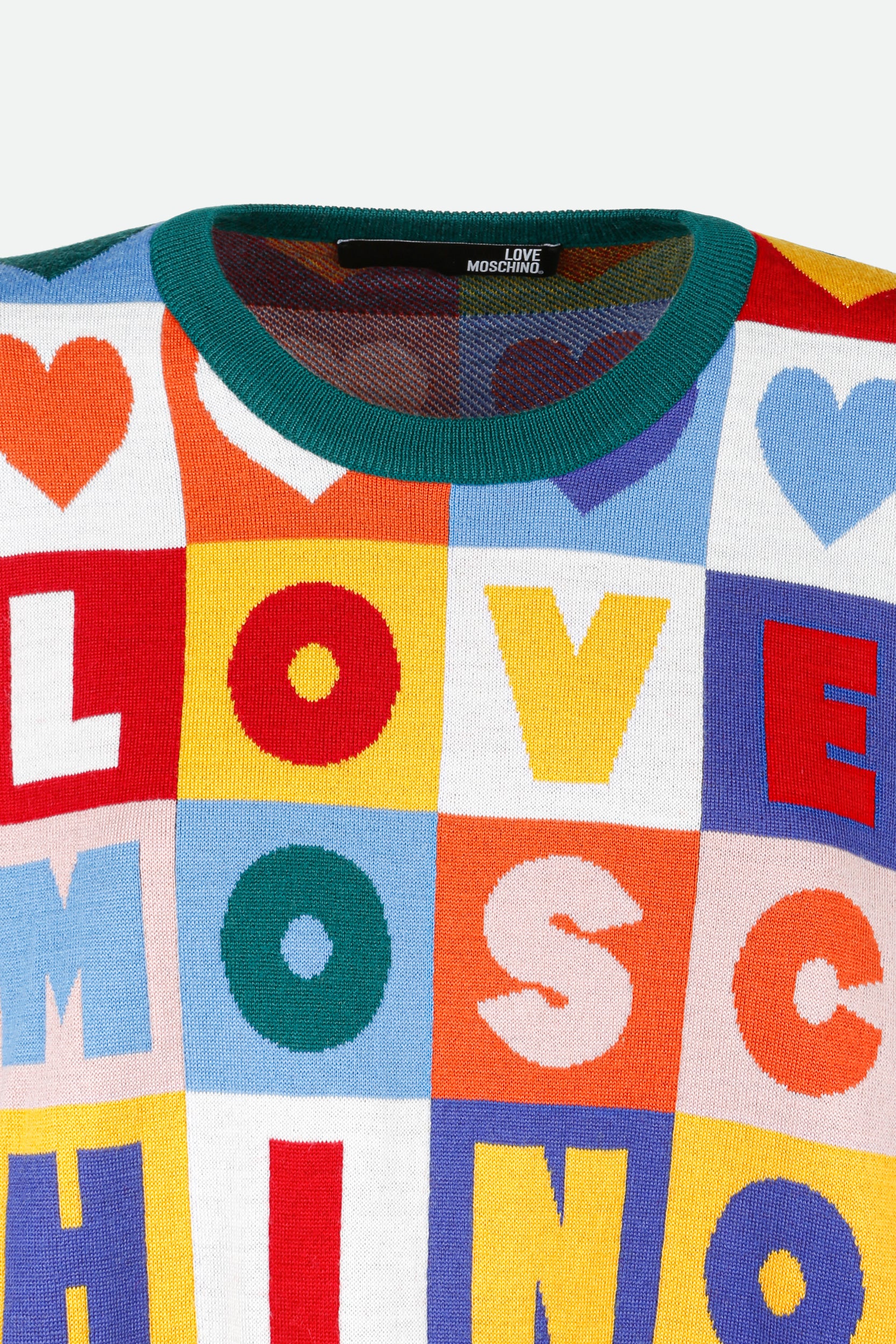 Mehrfarbiger Pullover von Love Moschino