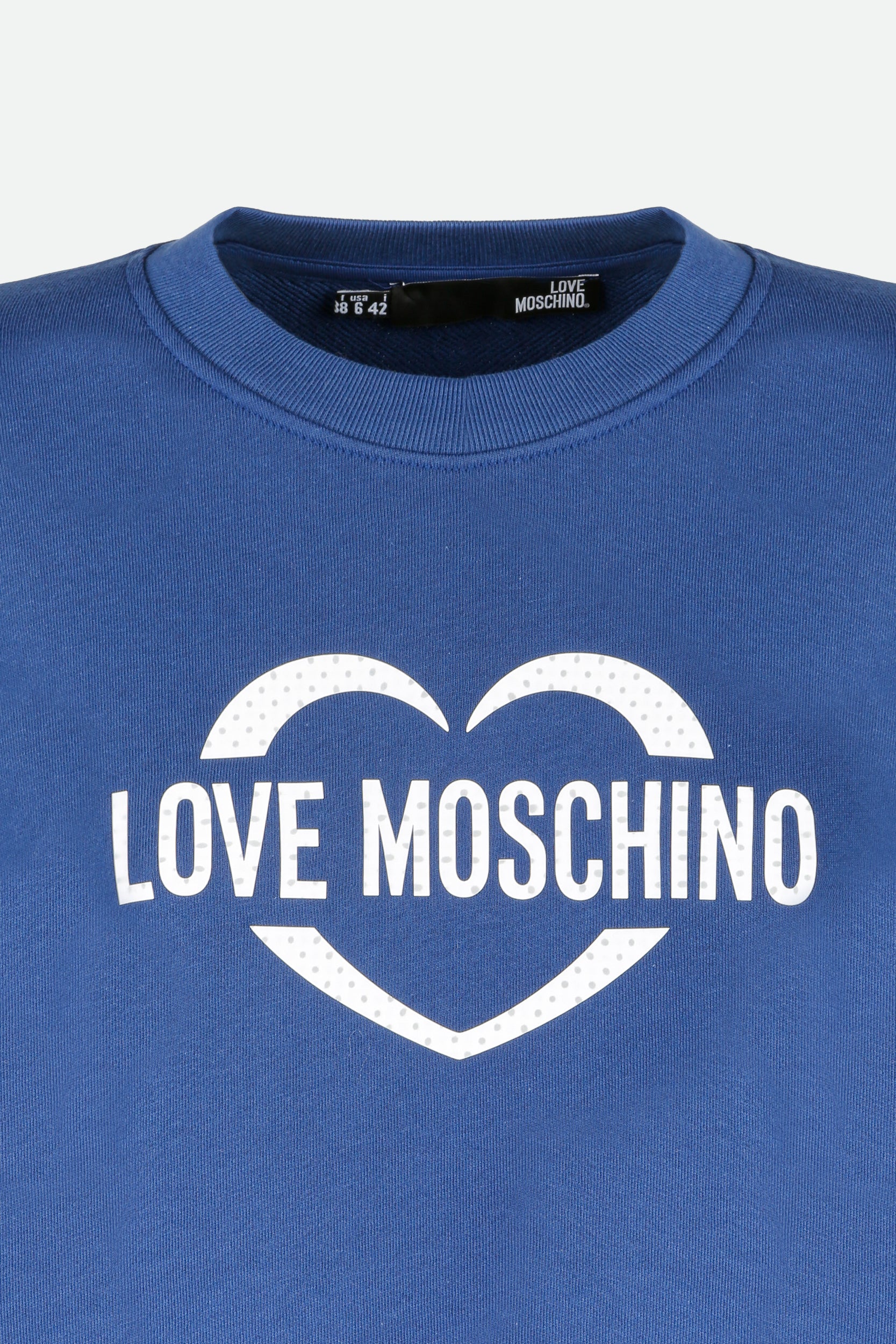 Love Moschino Blau Sweatshirt