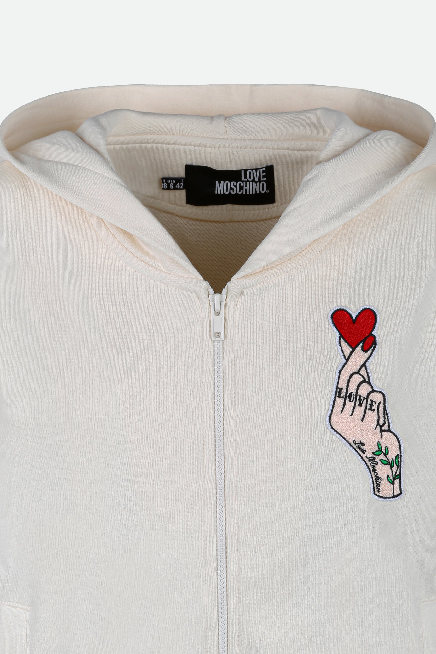 Love Moschino Creme-Sweatshirt