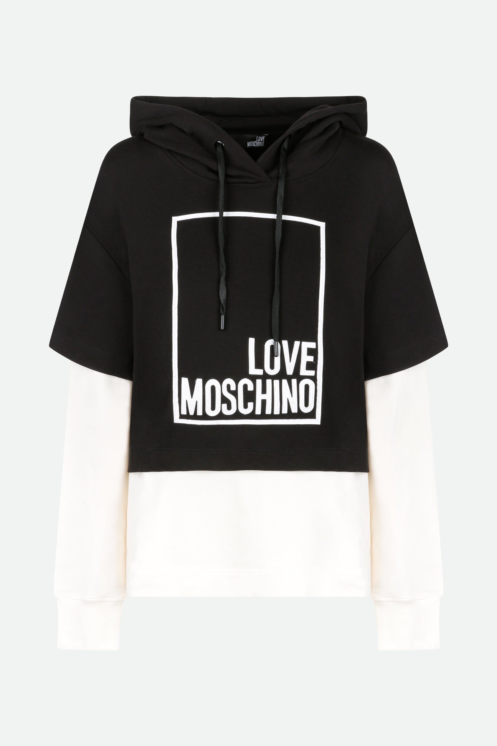 Love Moschino Schwarz - Weiße -Sweatshirt