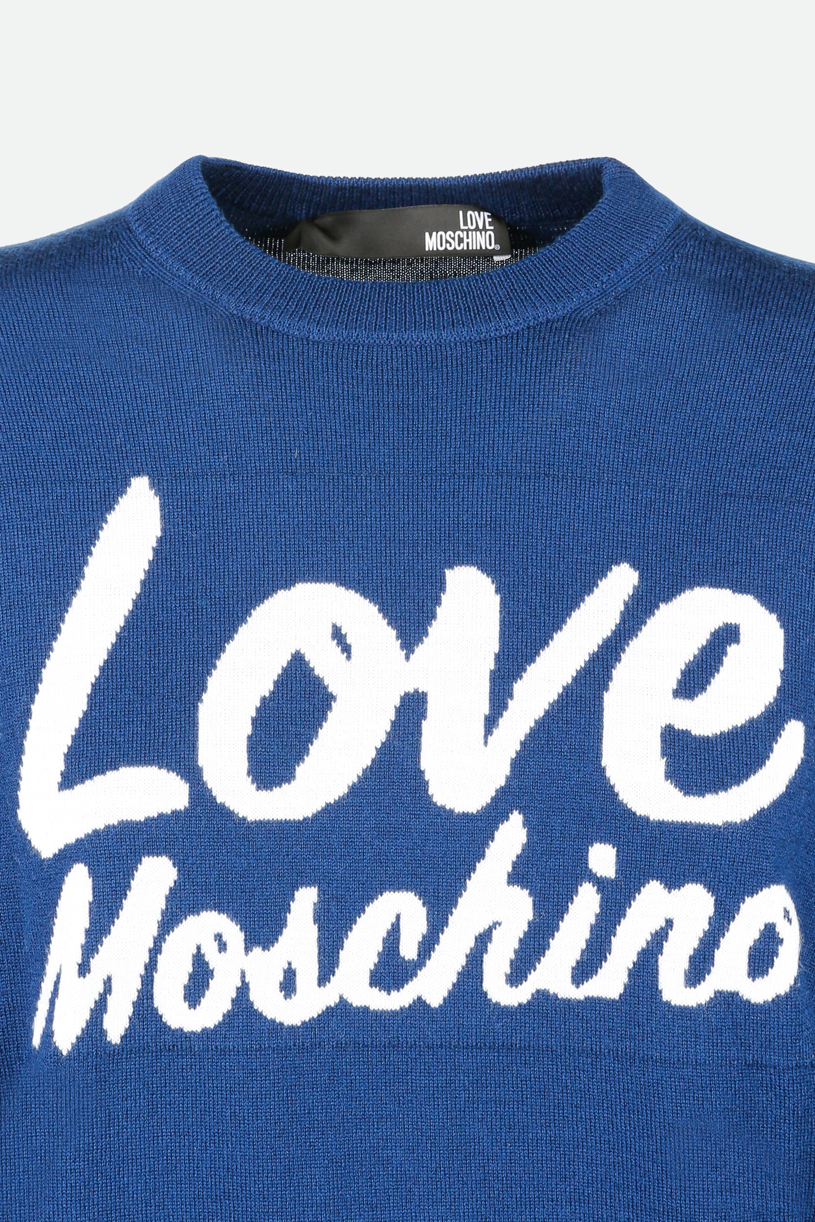 Ich liebe Blau Pullover Moschino