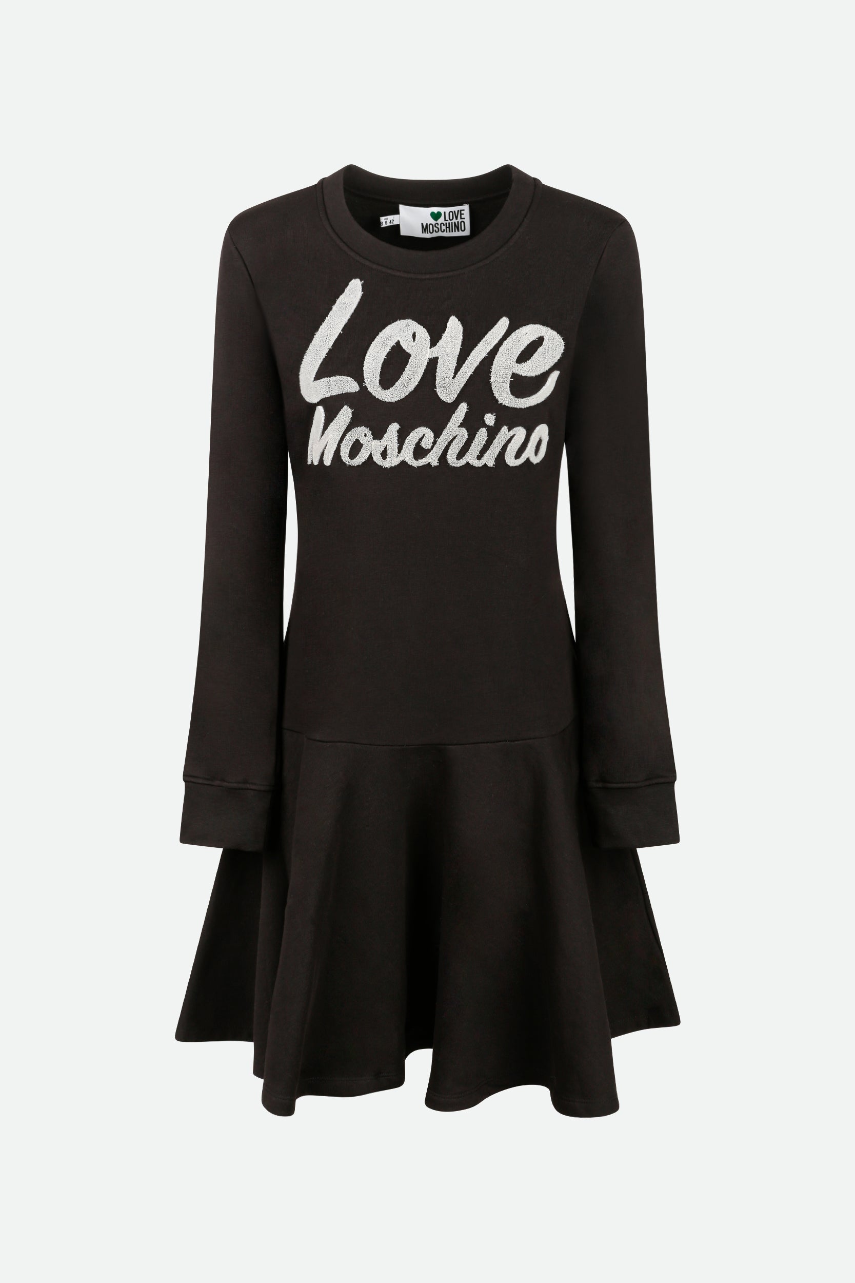 Ich liebe das Schwarz Kleid Moschino