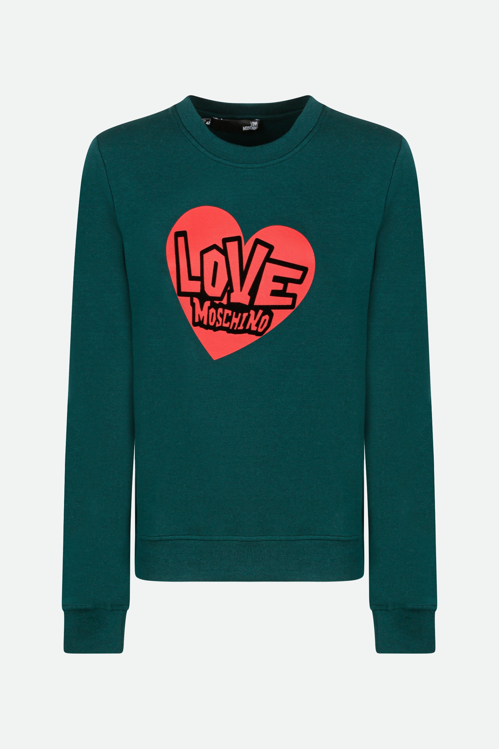 Love Moschino Petrol-Sweatshirt