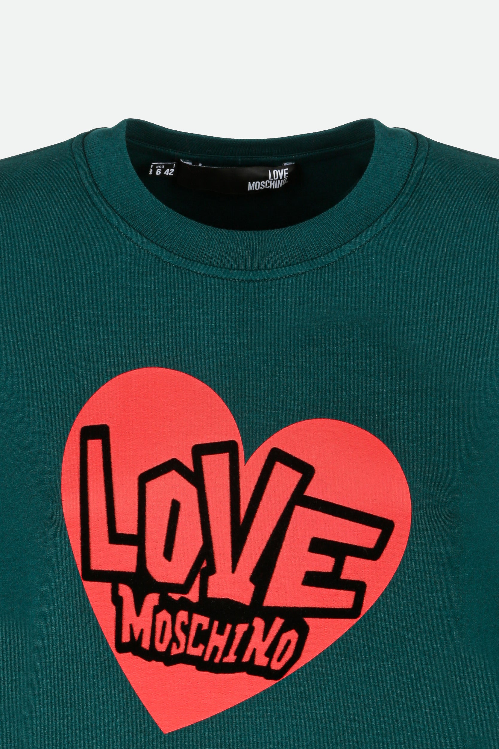 Love Moschino Petrol-Sweatshirt