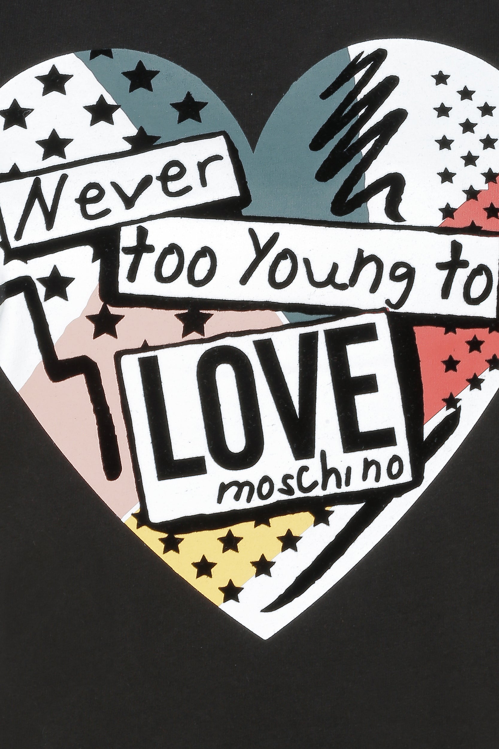 Love Moschino T-Shirt Schwarz