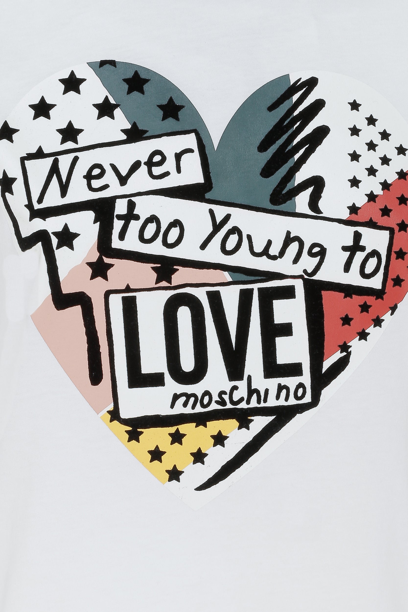 Love Moschino T-Shirt Weiße