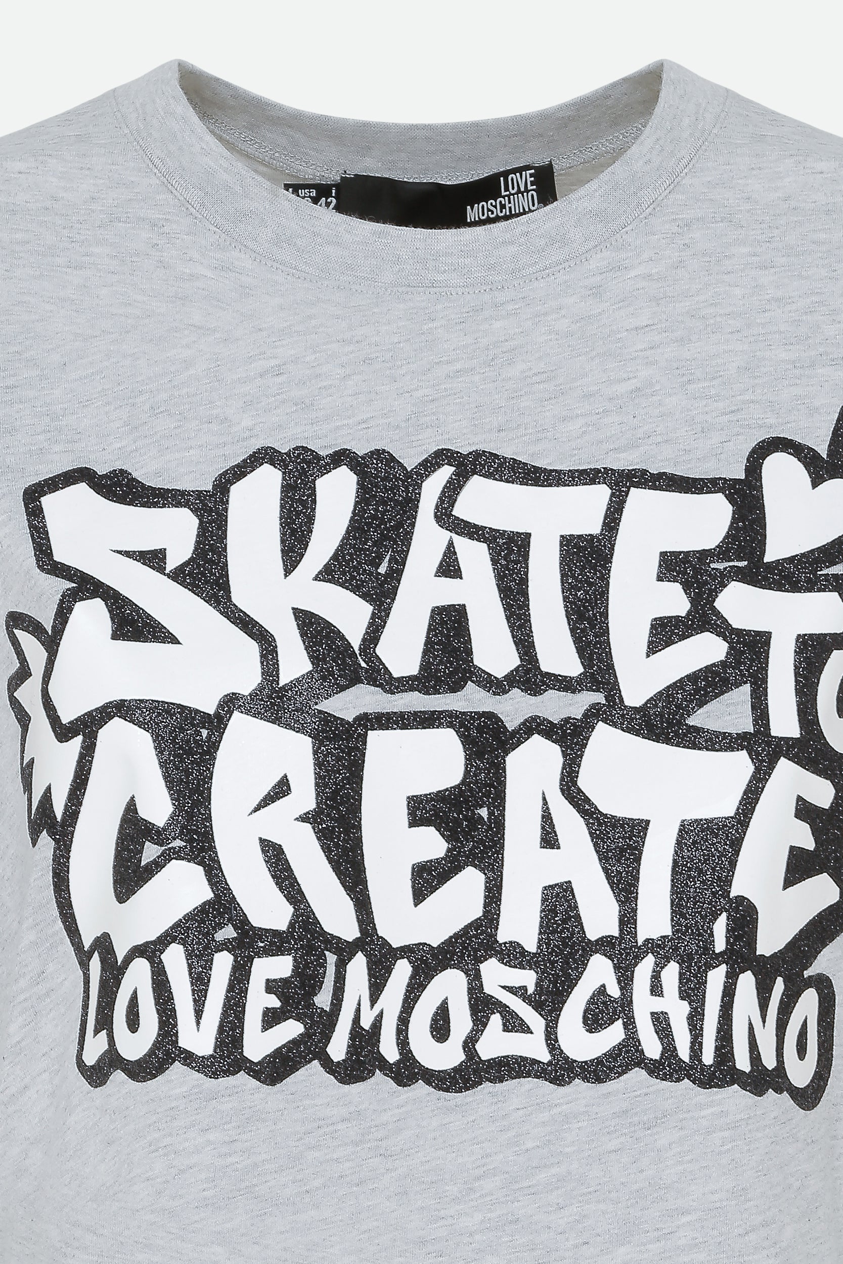 Love Moschino Grau T-Shirt