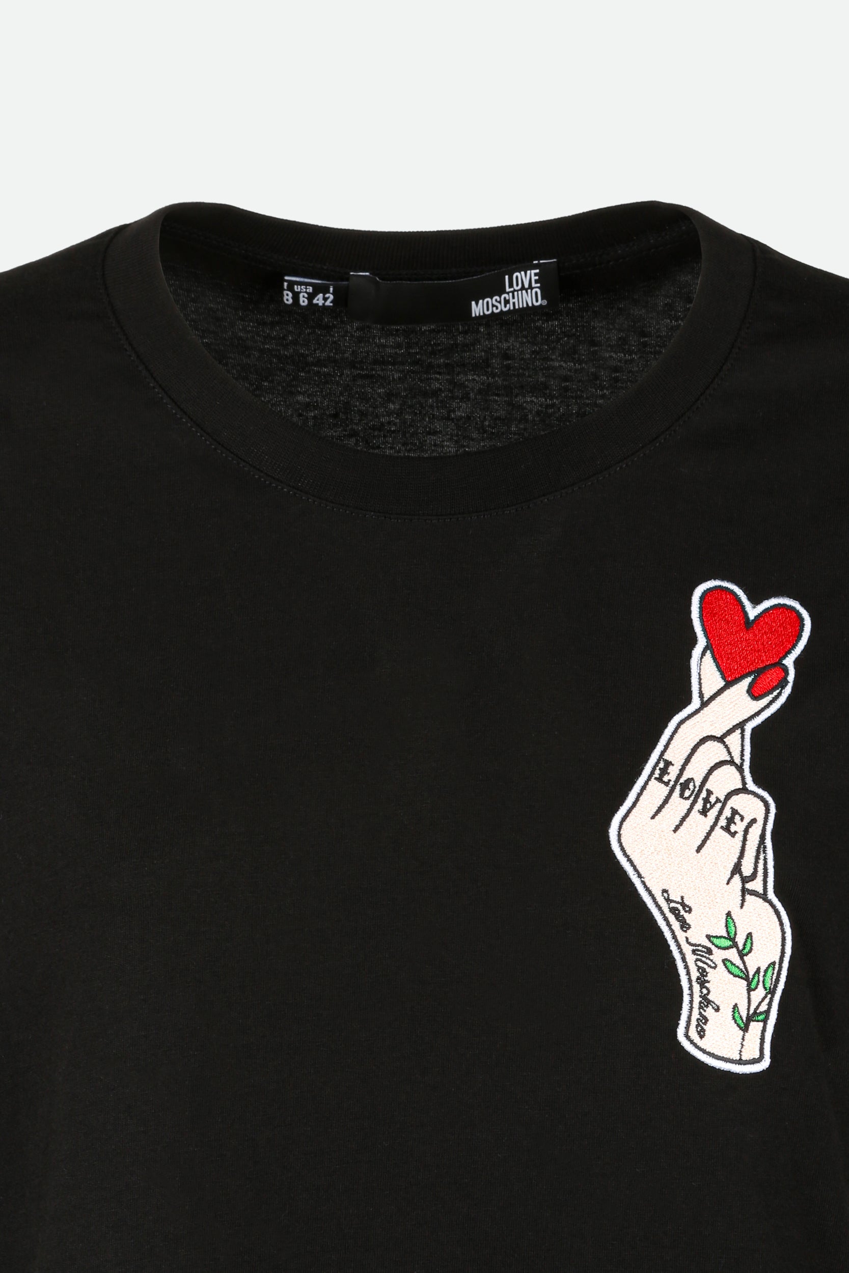 Love Moschino T-Shirt Schwarz