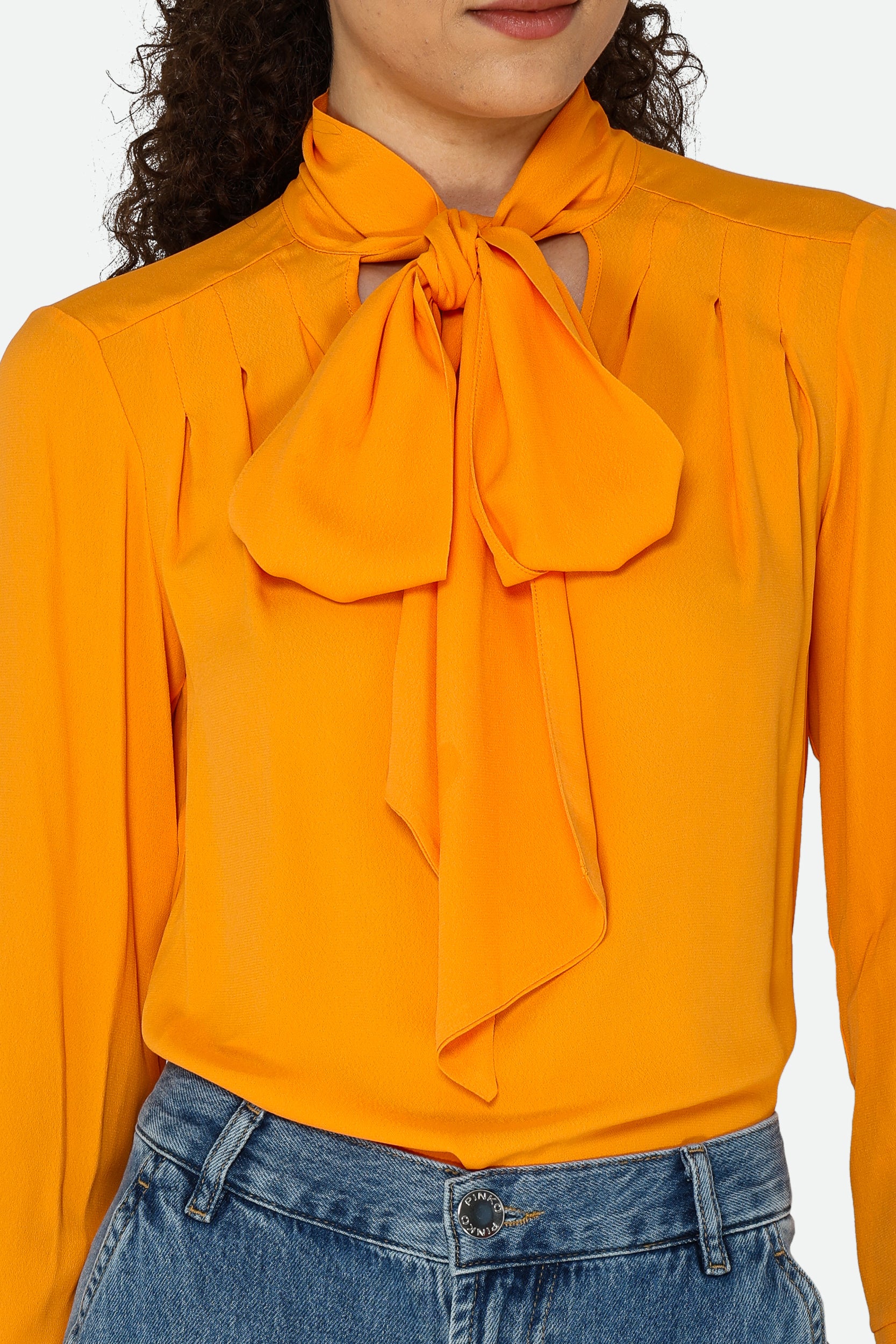 Patrizia Pepe Orange Bluse