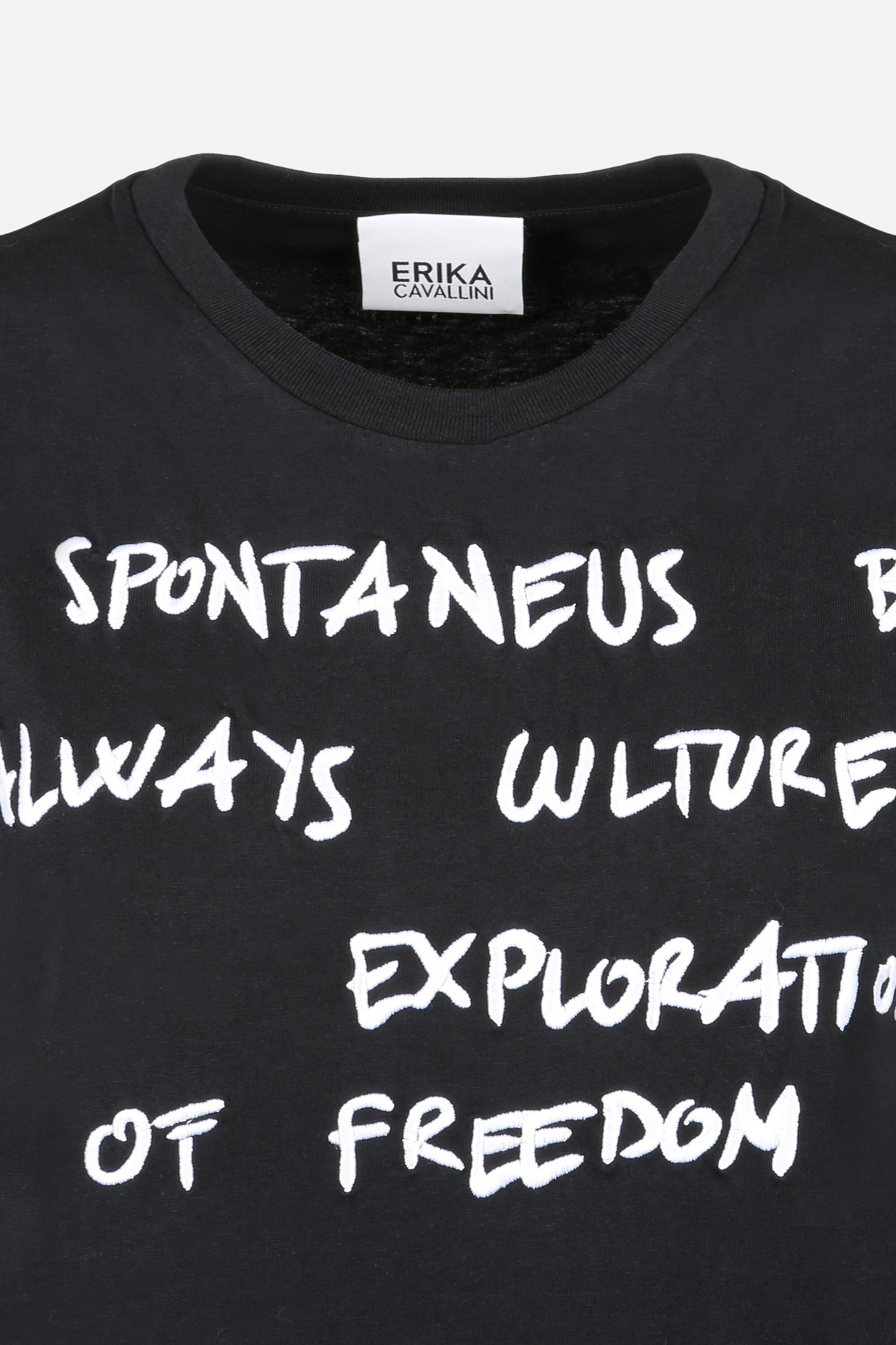 Erika Cavallini Schwarz T-Shirt