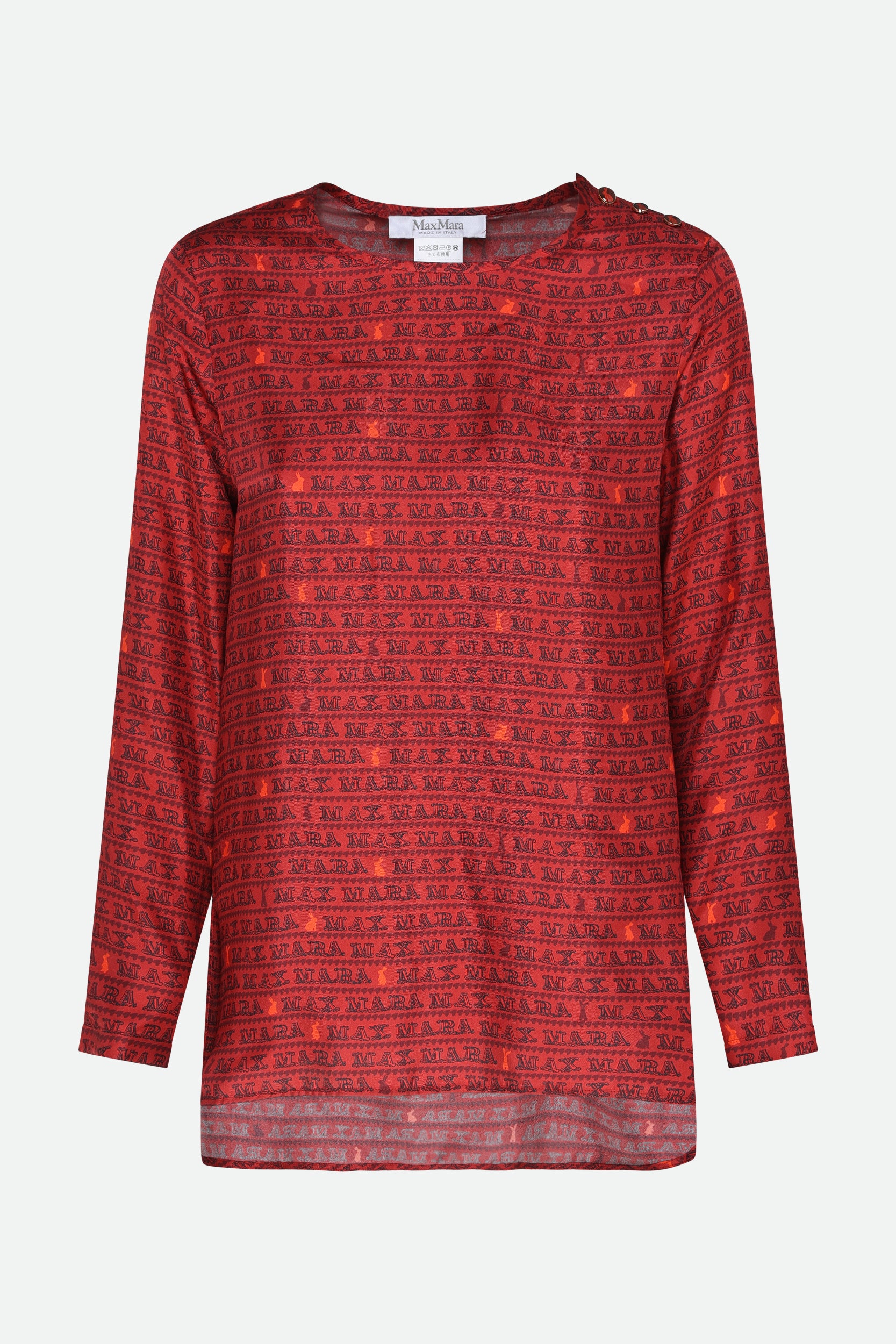 Max Mara Logoshirt Rote