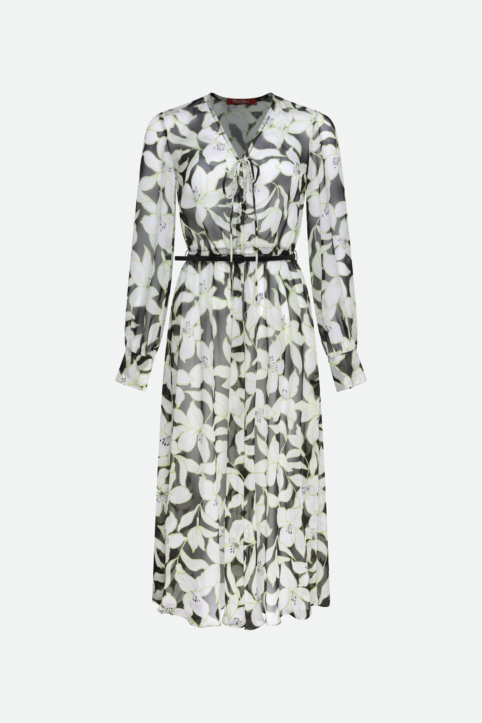 Max Mara Studio Blumenmuster Kleid Mehrfarbig