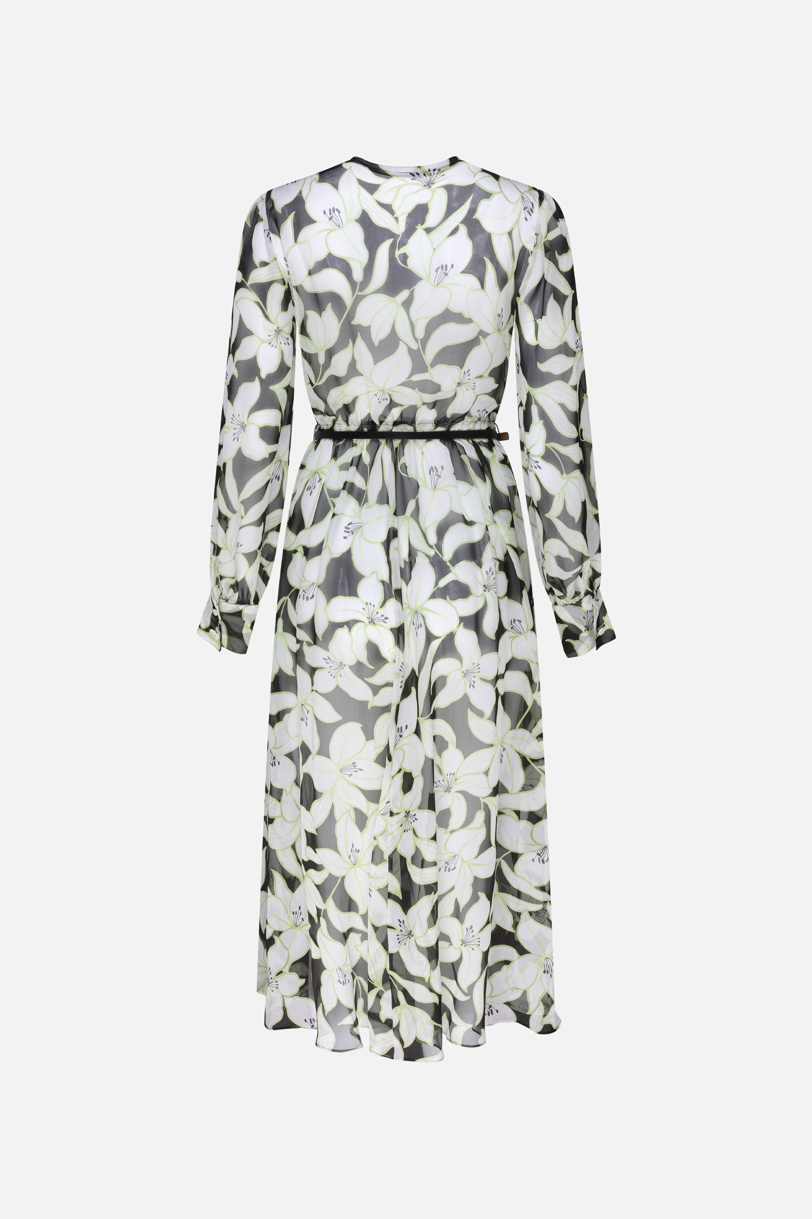 Max Mara Studio Blumenmuster Kleid Mehrfarbig