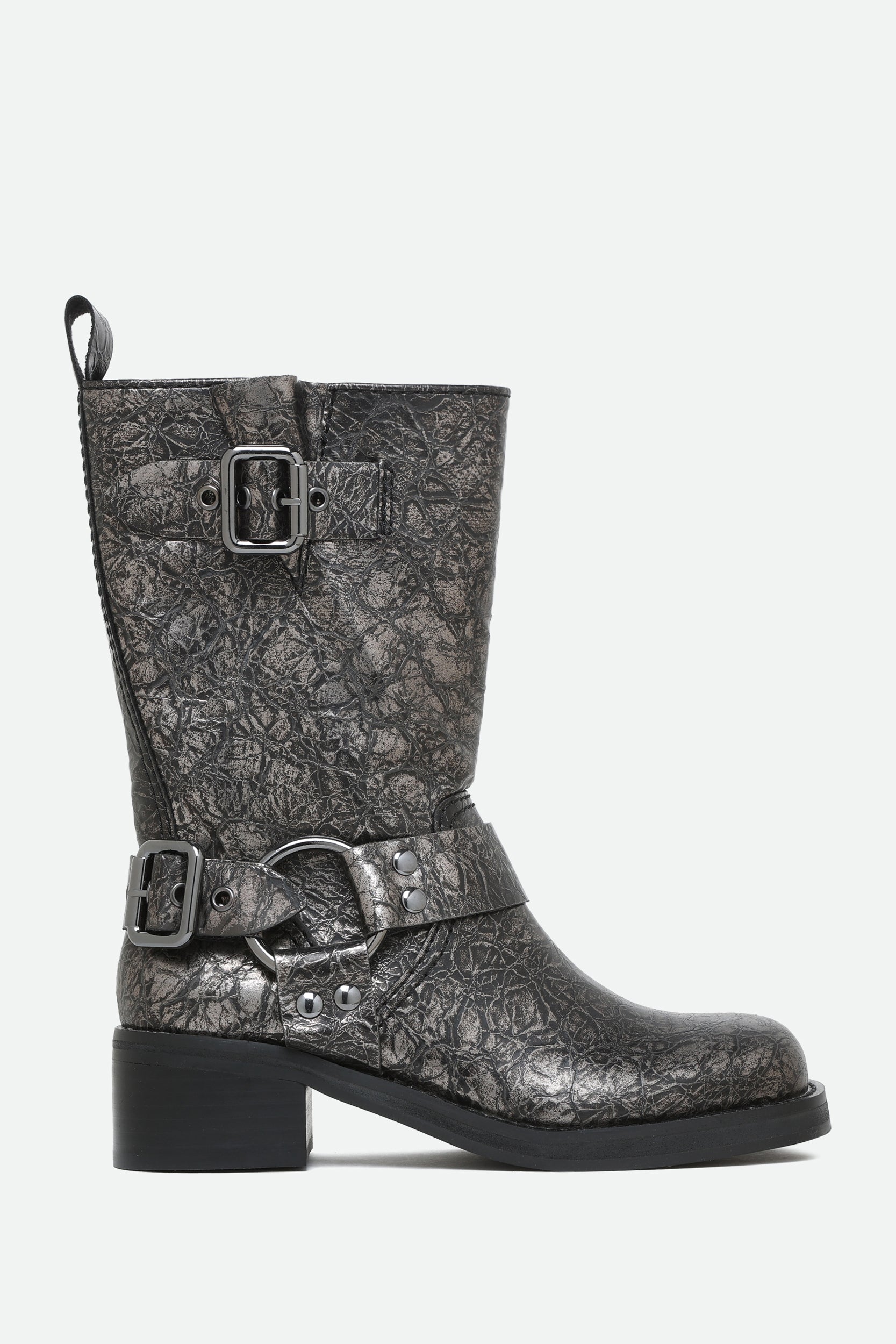 Steve Madden Stiefel Route Silber