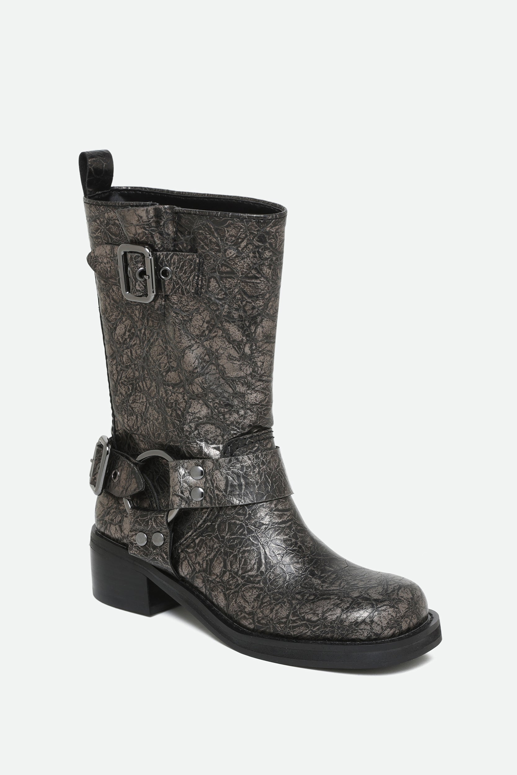 Steve Madden Stiefel Route Silber