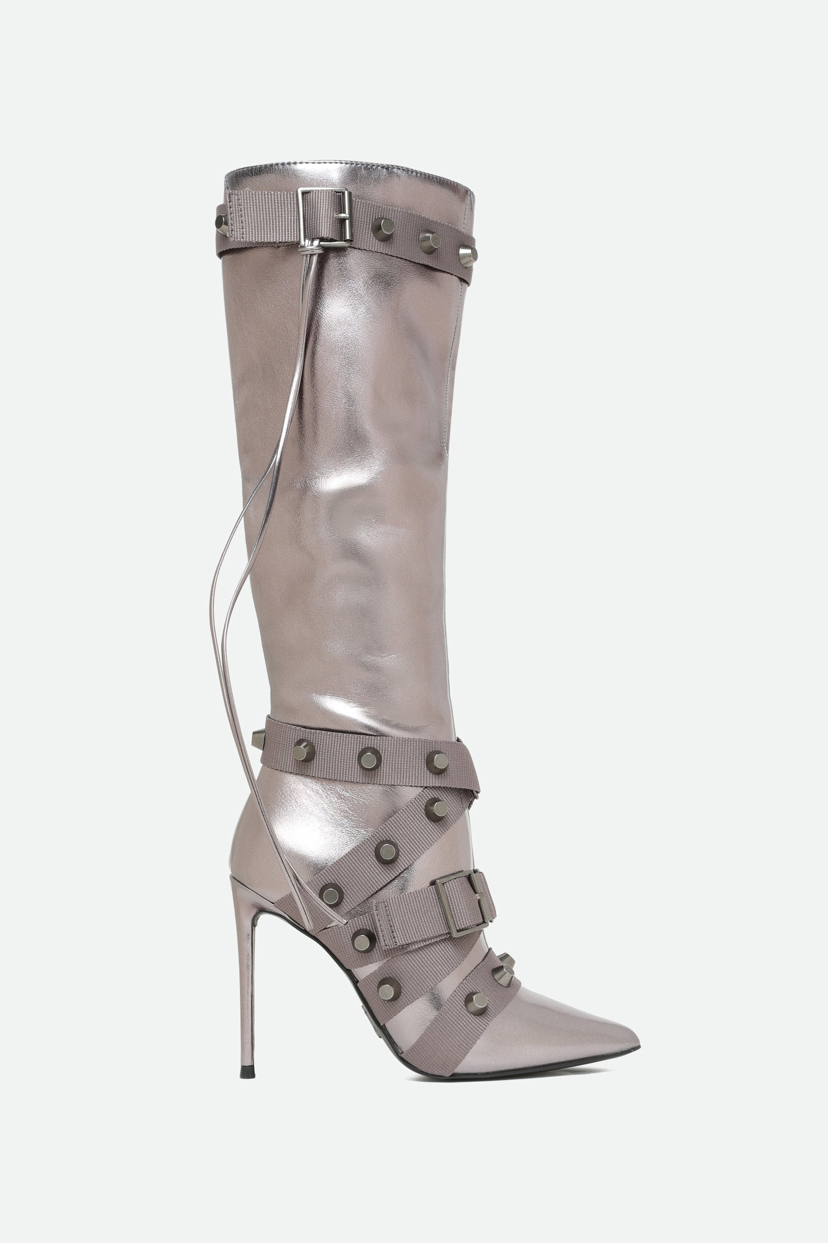 Steve Madden Stiefel Finkle Silber