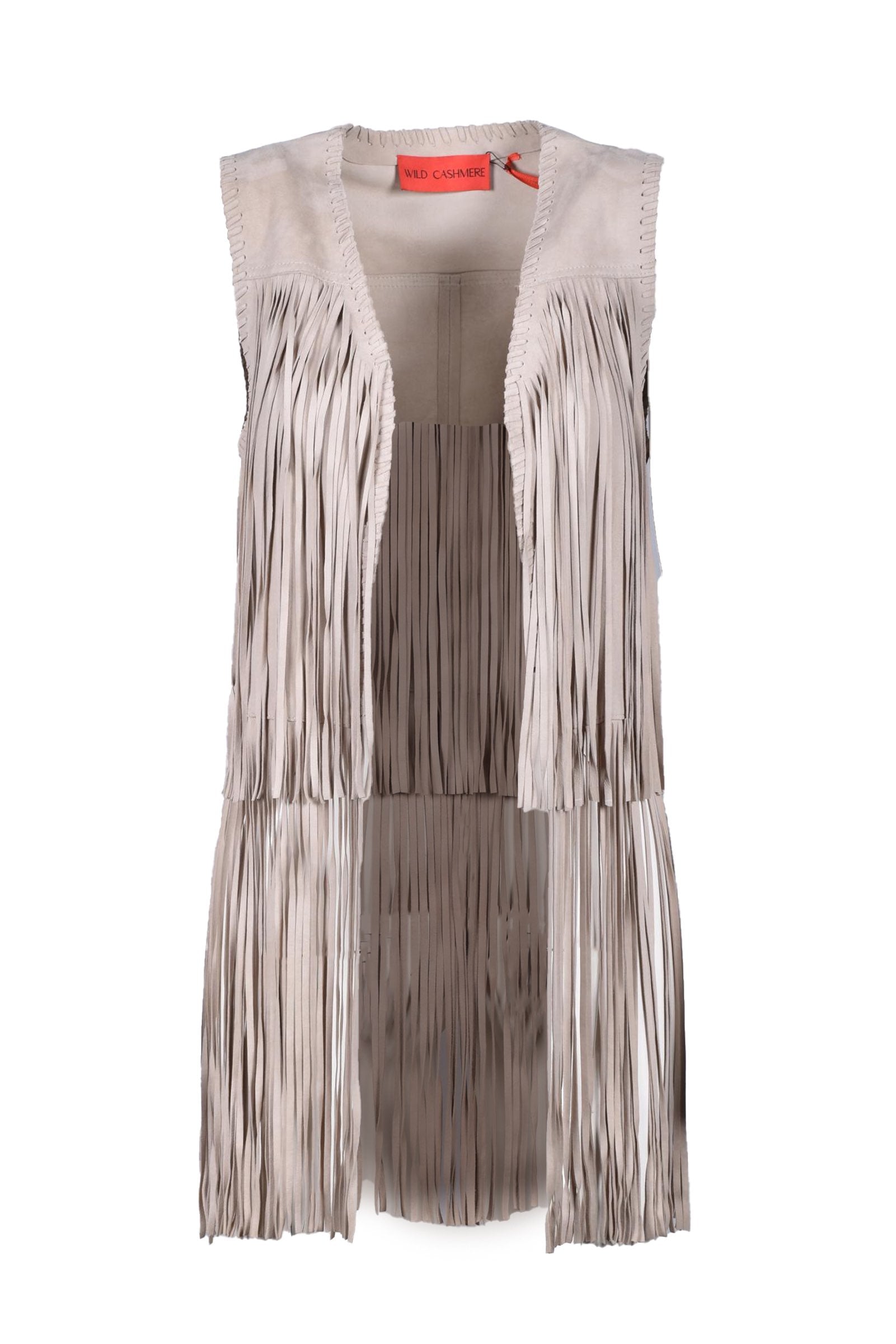 Wild Cashmere Gilet Pelle