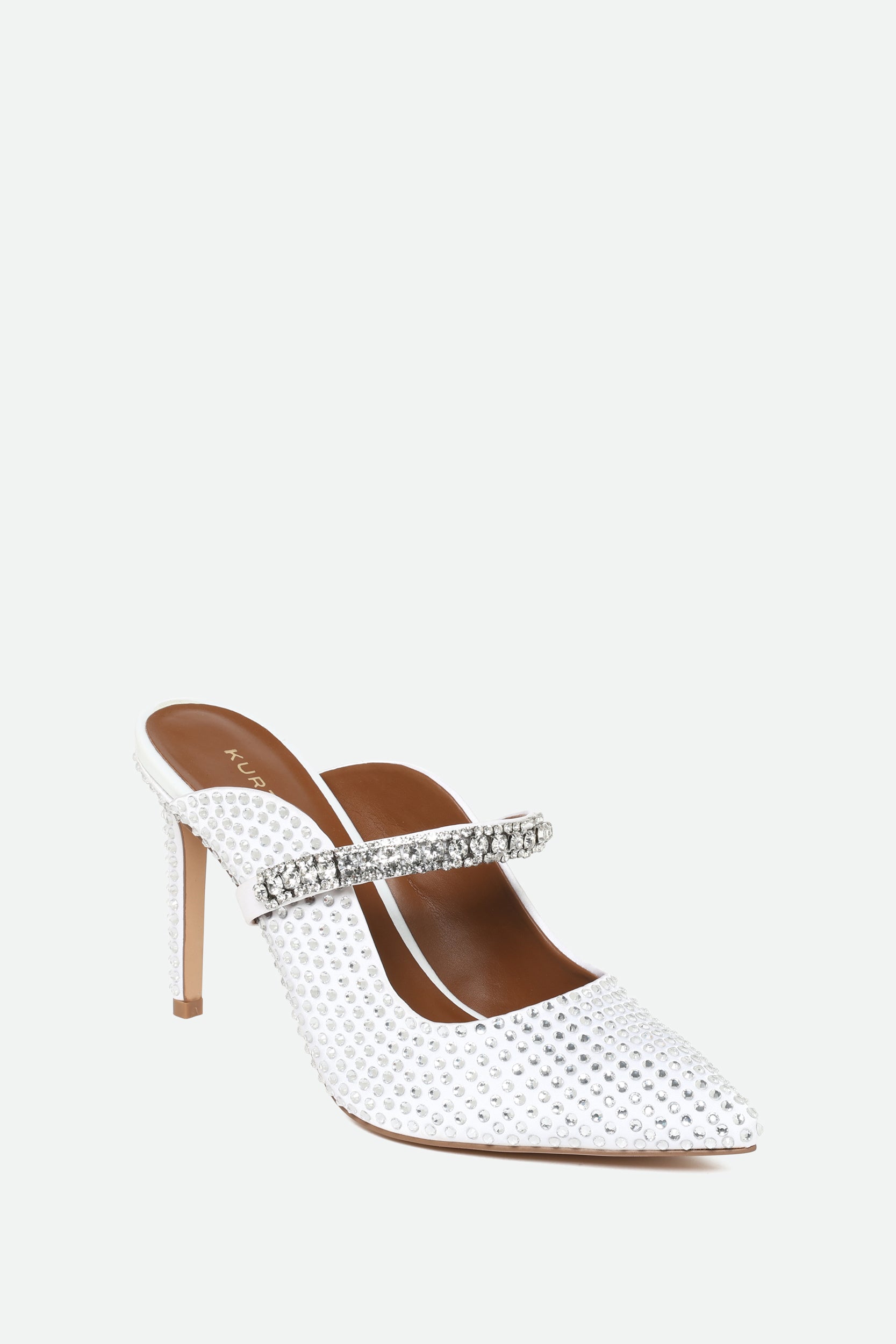 Kurt Geiger Sabot Crystal Weiße