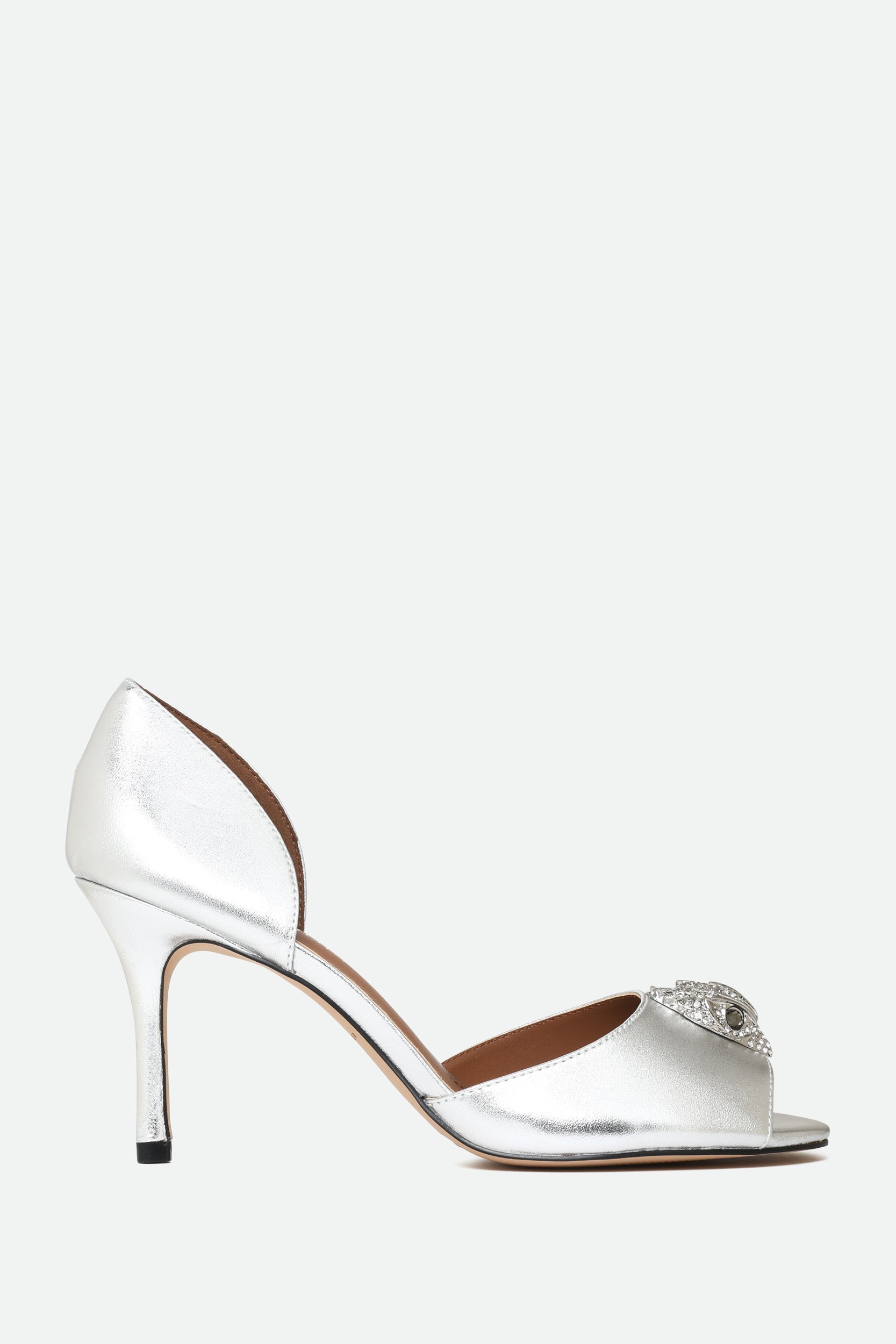 Kurt Geiger Silber Ledersandale