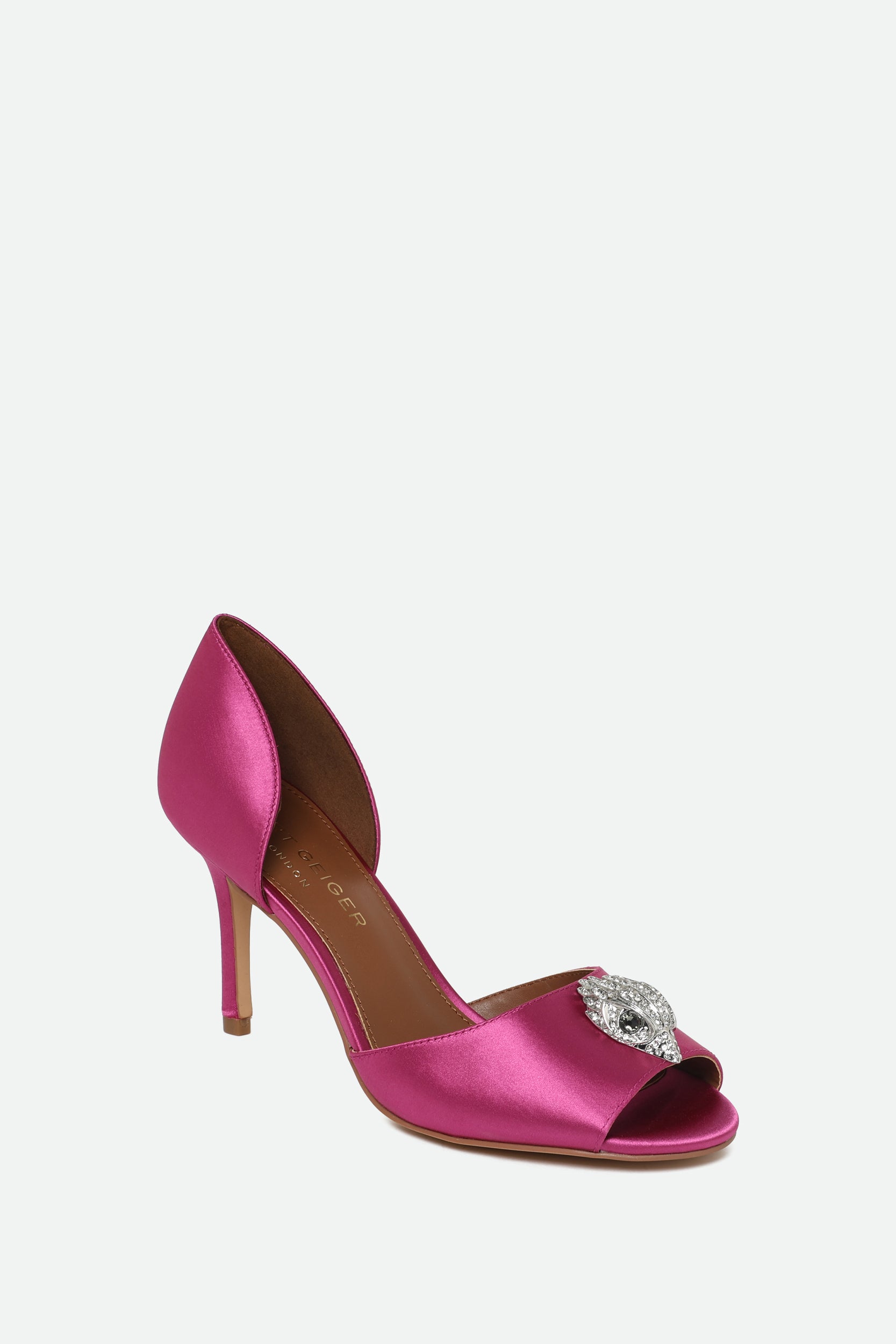 Kurt Geiger Fuchsia Ledersandale