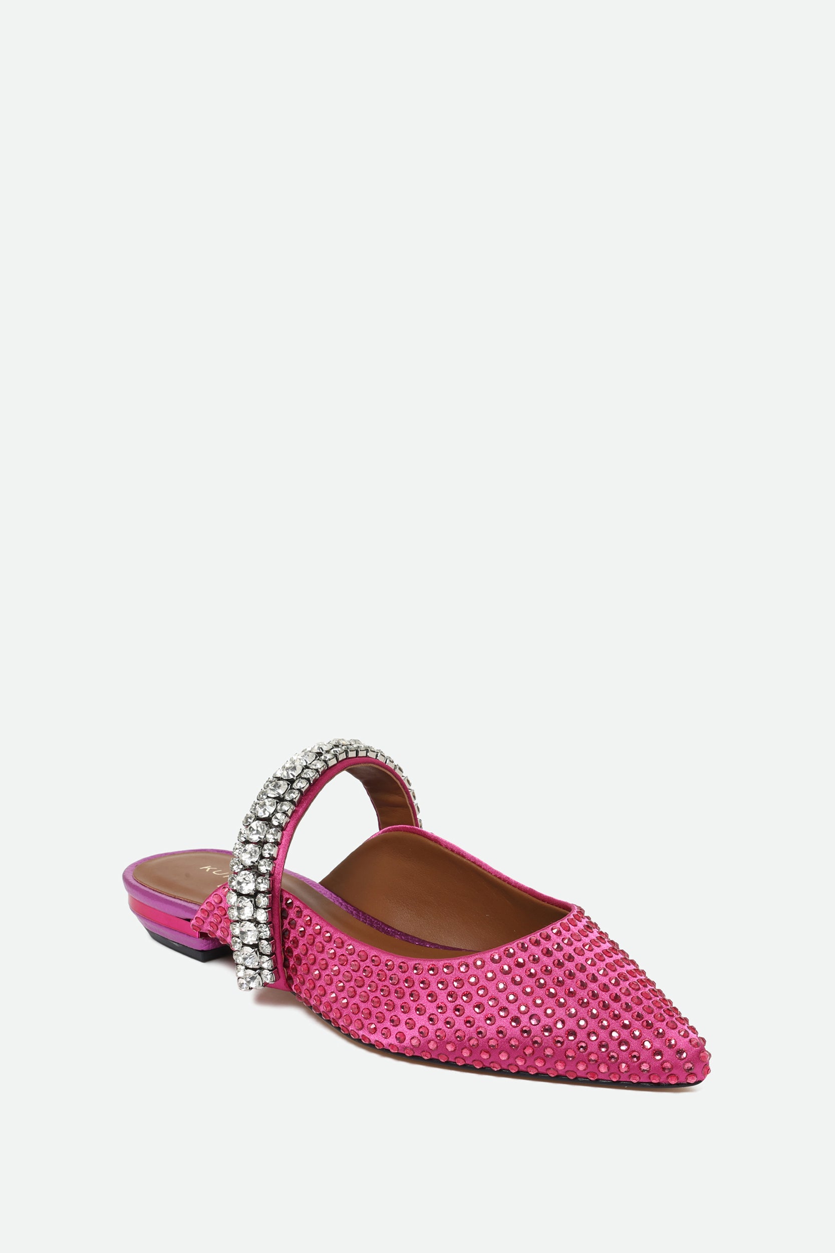 Kurt Geiger Sabot Crystal Fuchsia