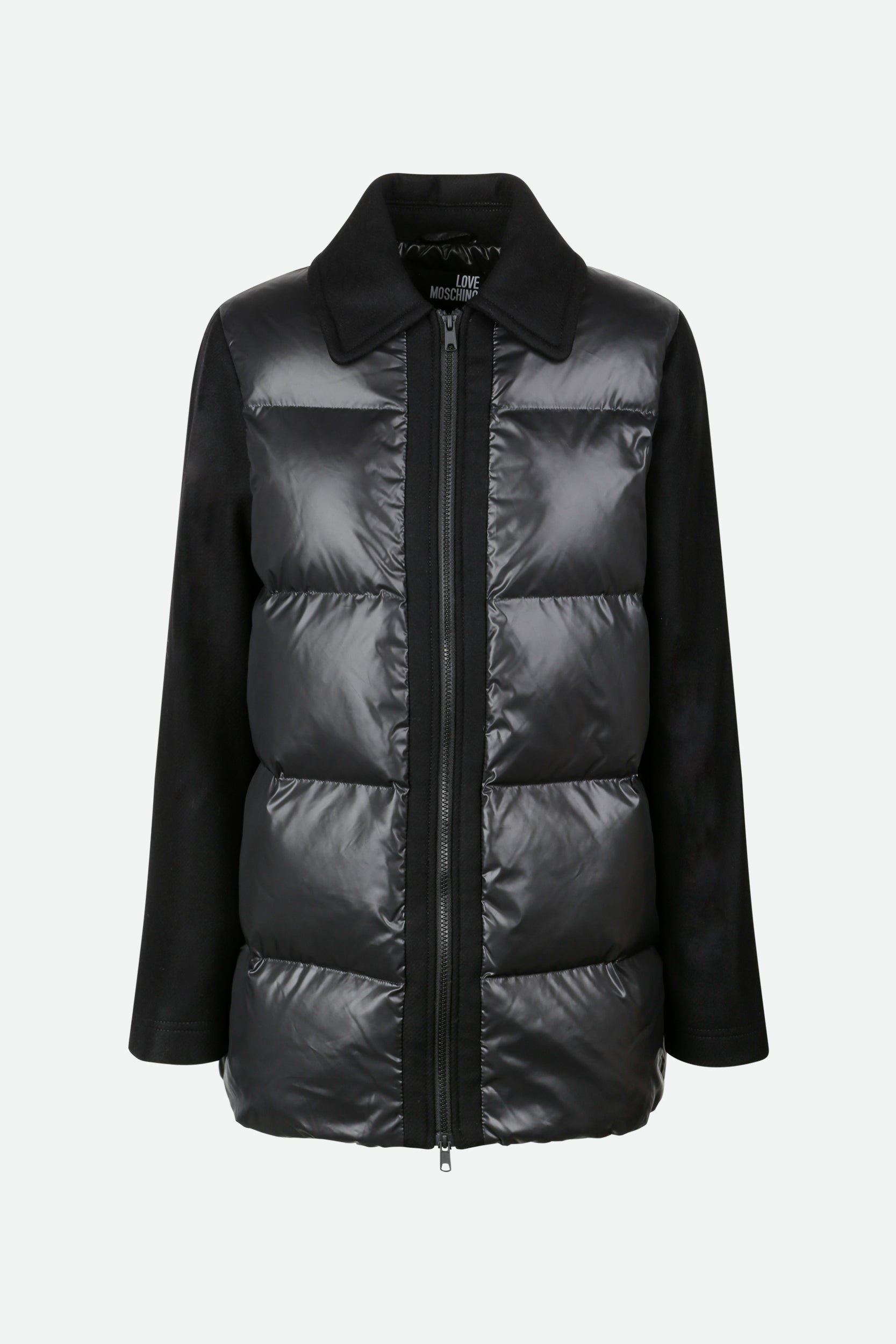 Ich liebe Schwarz Jacke Moschino