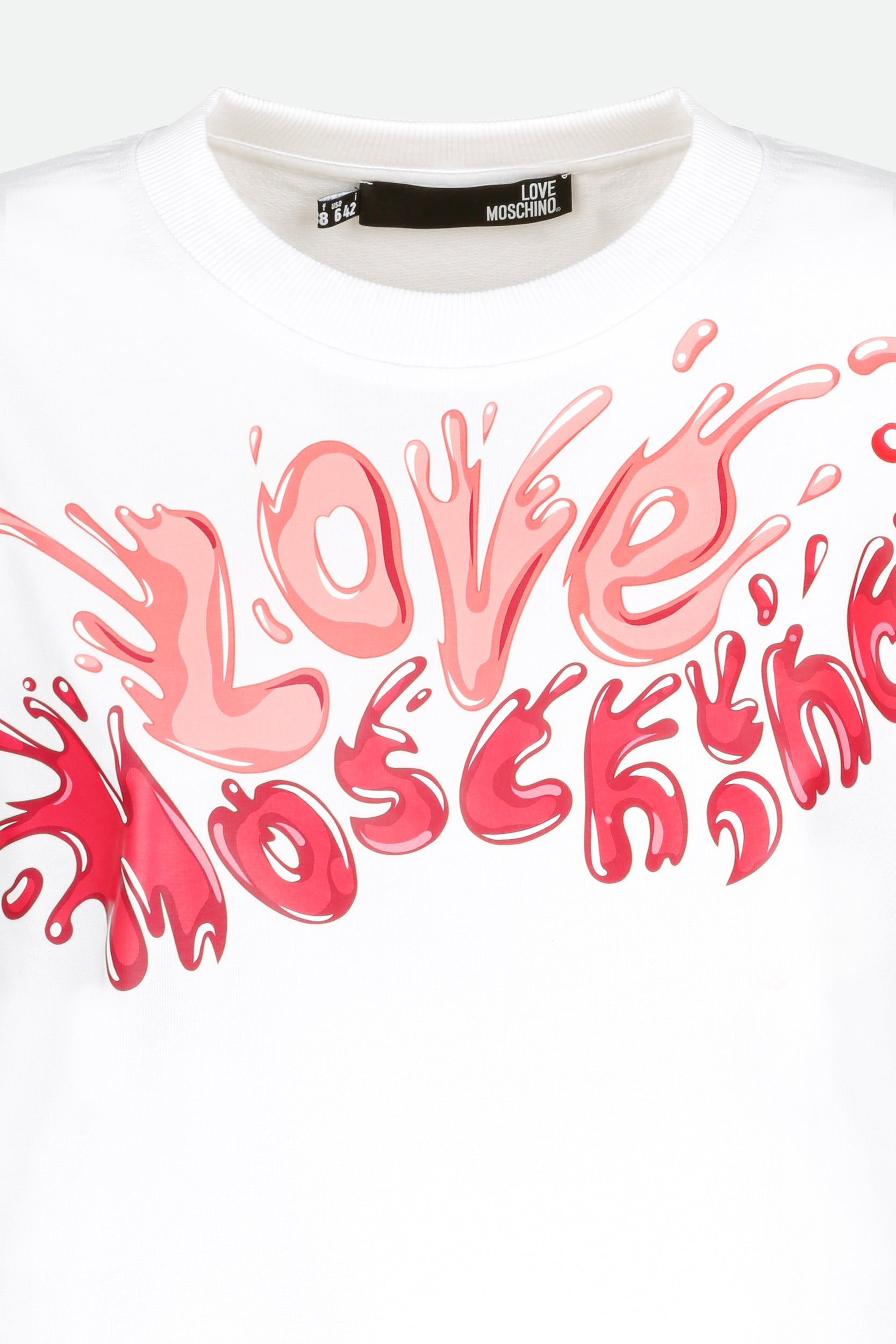 Love Moschino Weiße Sweatshirt