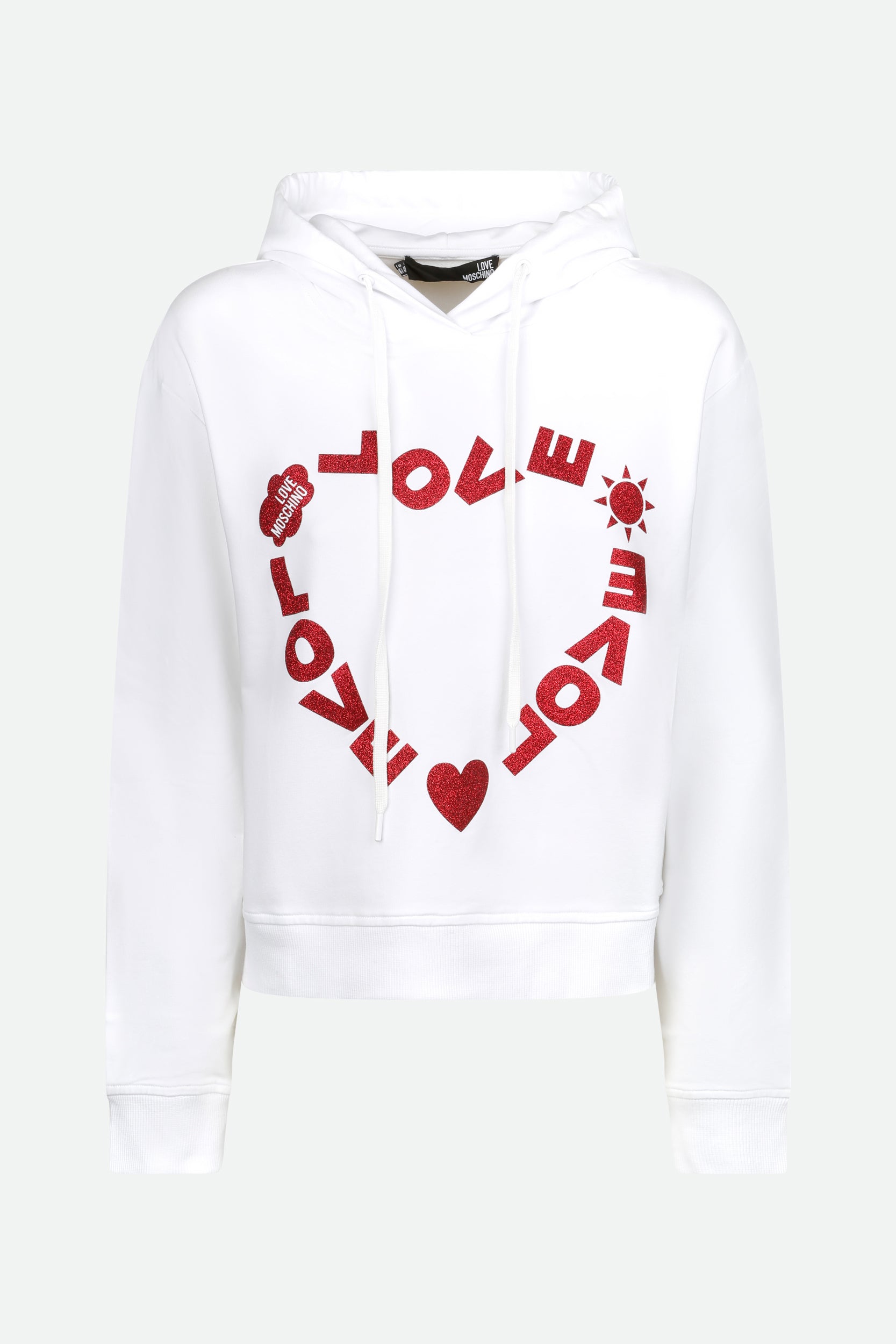 Love Moschino Weiße Sweatshirt