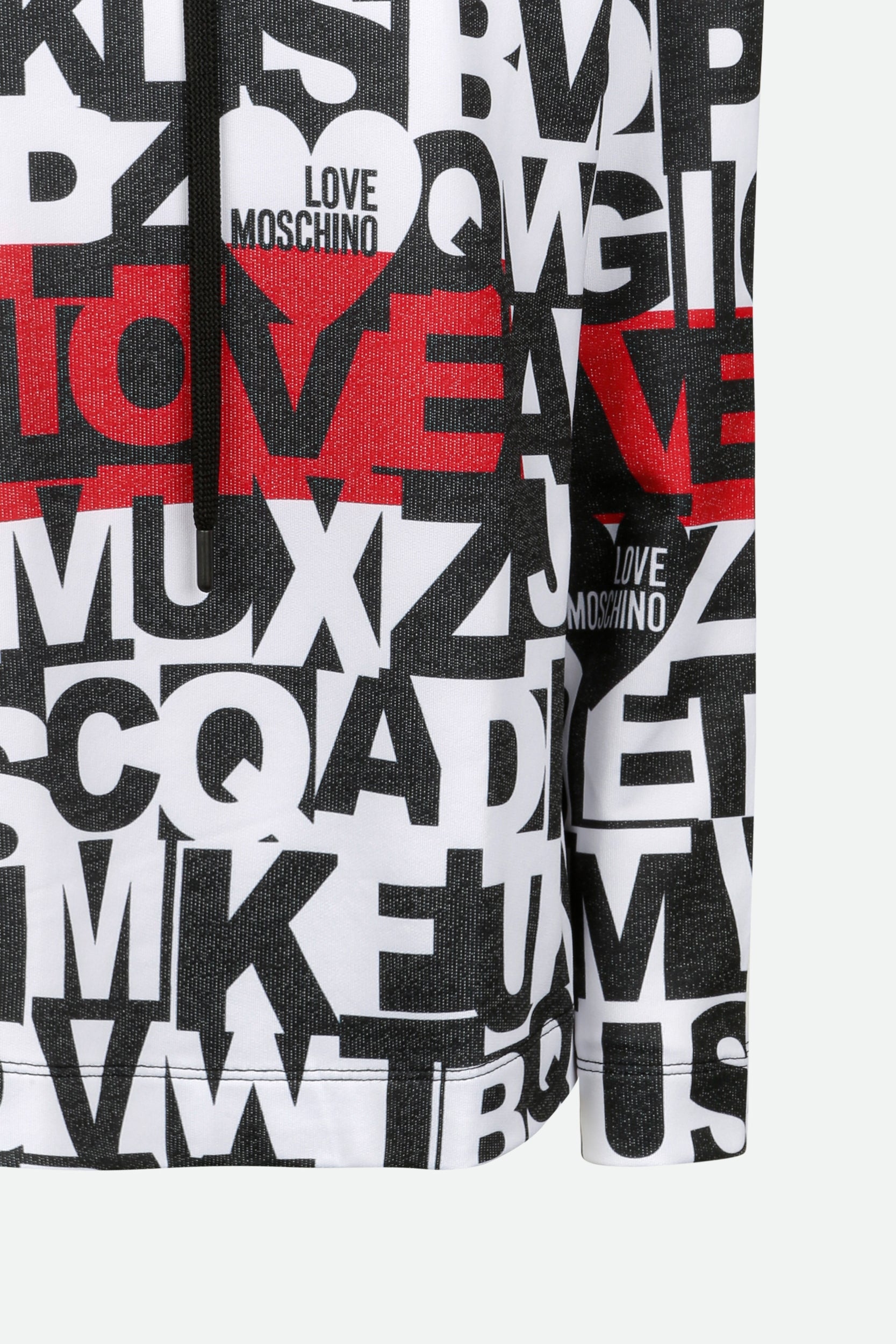 Mehrfarbiges Kapuzen-Sweatshirt von Love Moschino