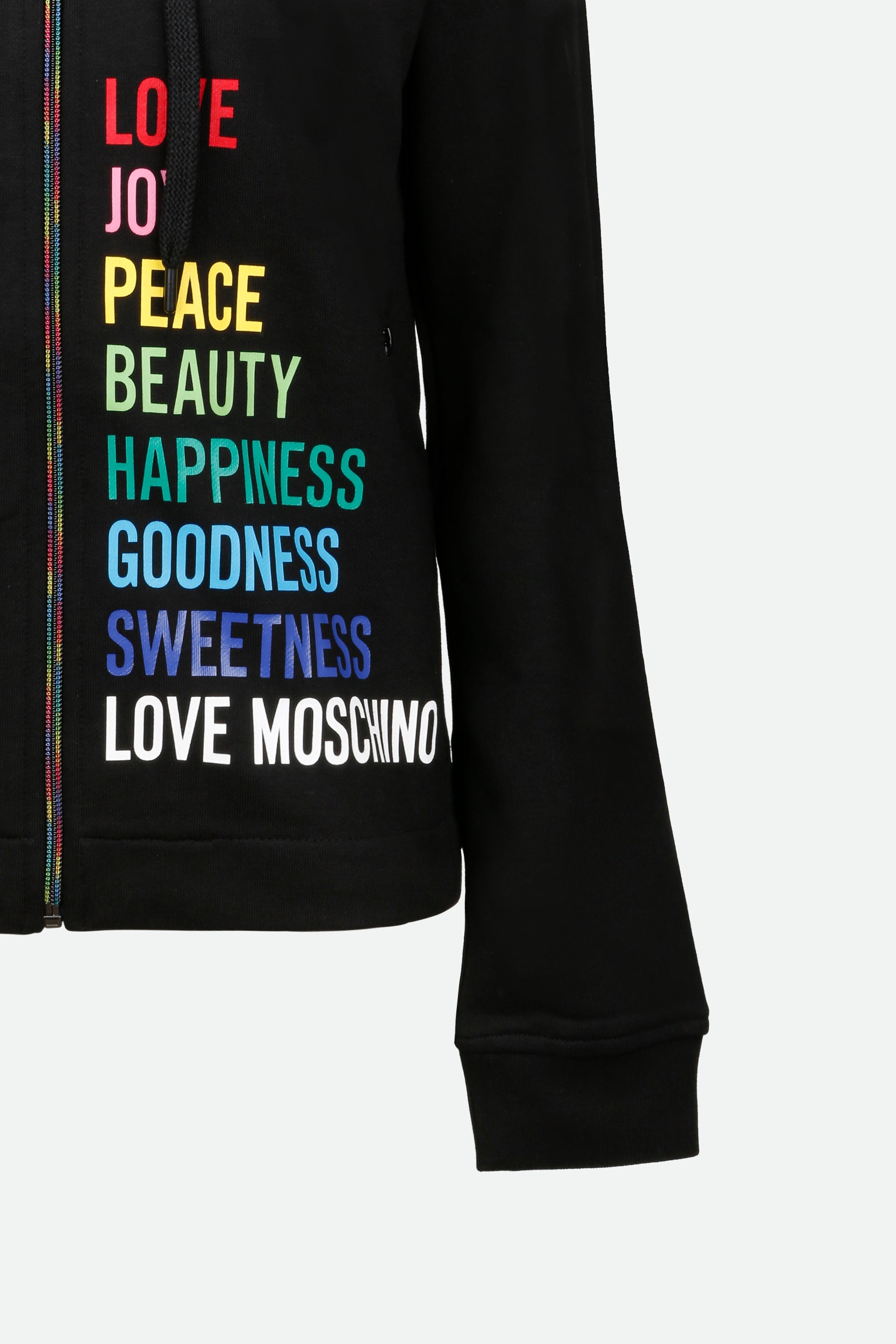 Love Moschino Schwarz Kapuzenpullover