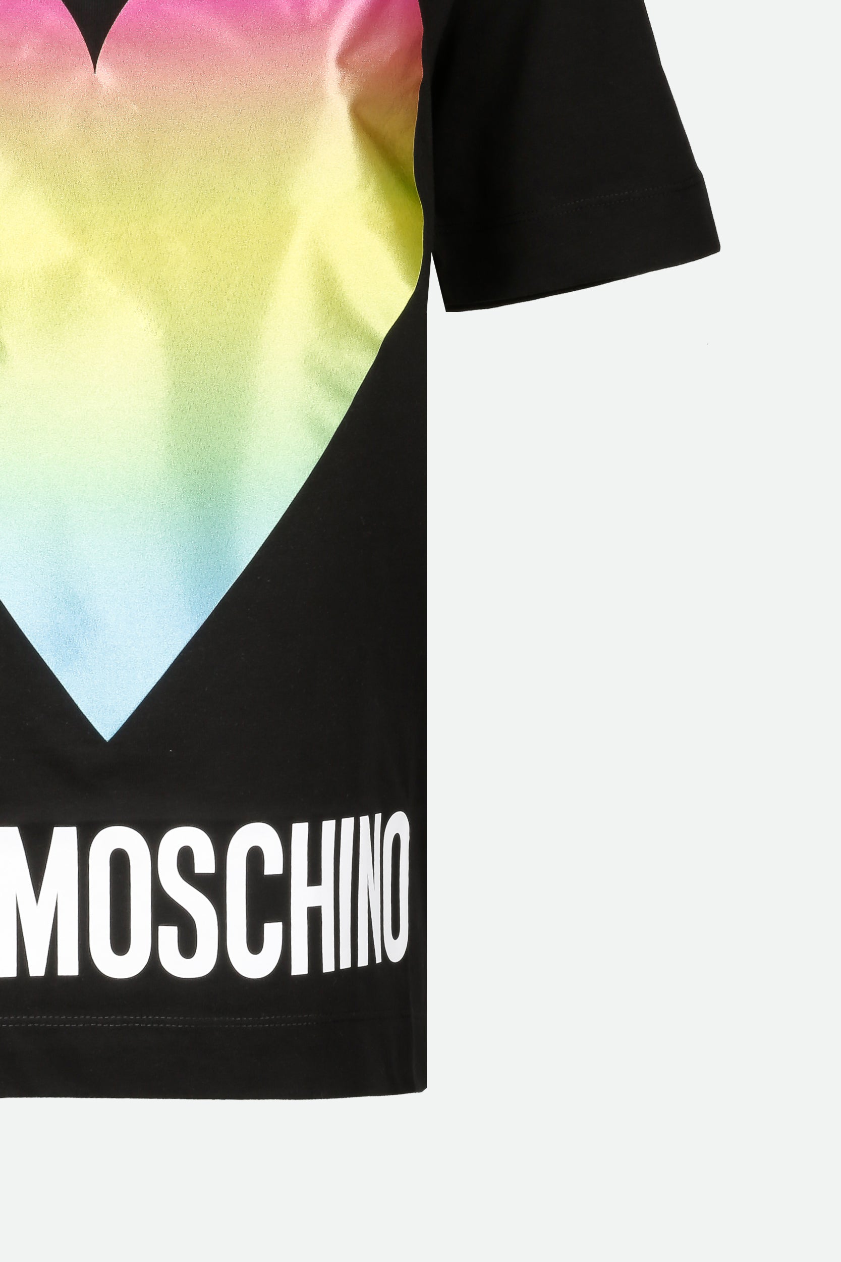 Love Moschino Schwarz T-Shirt mit Aufdruck