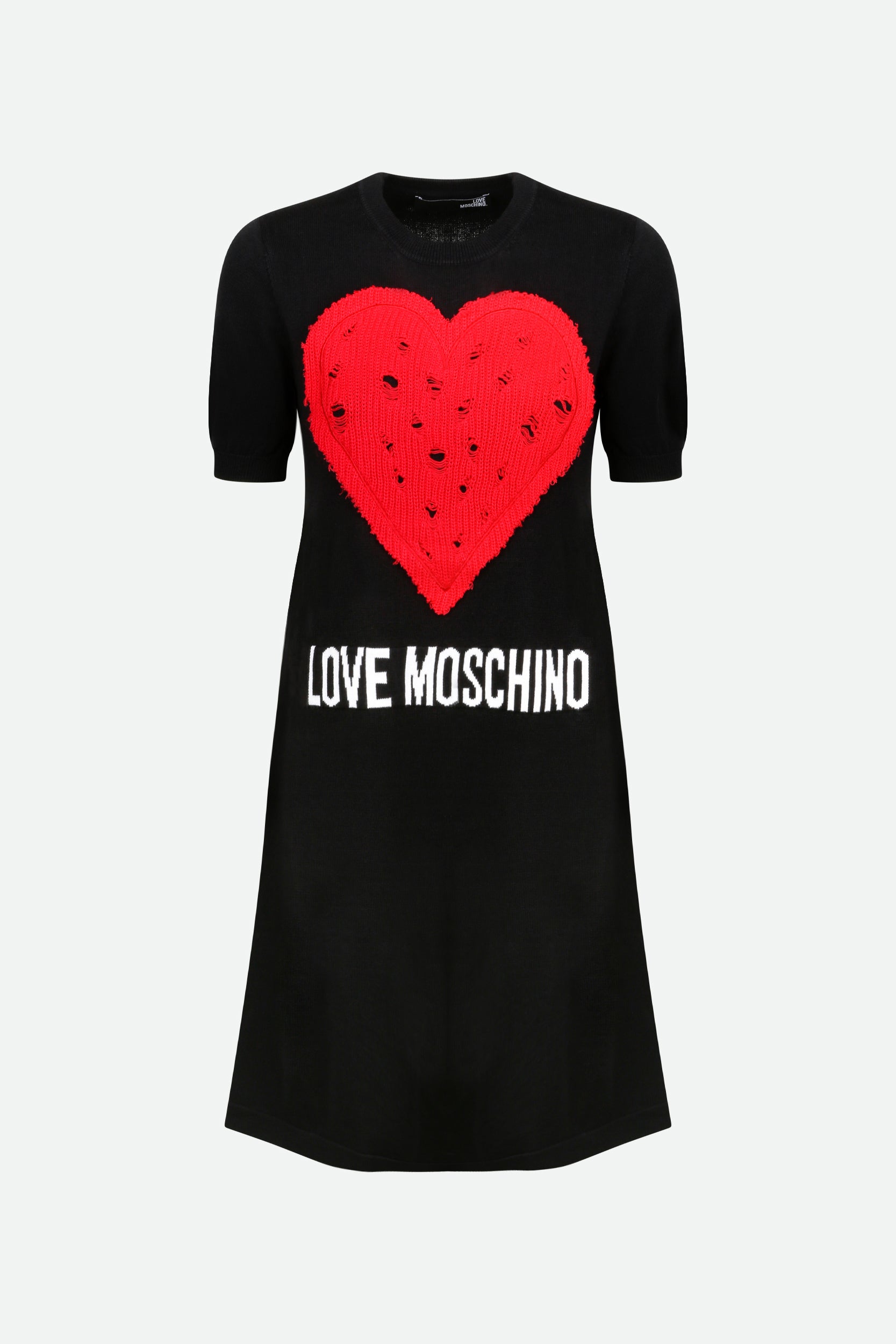 Ich liebe das Schwarz Kleid Moschino