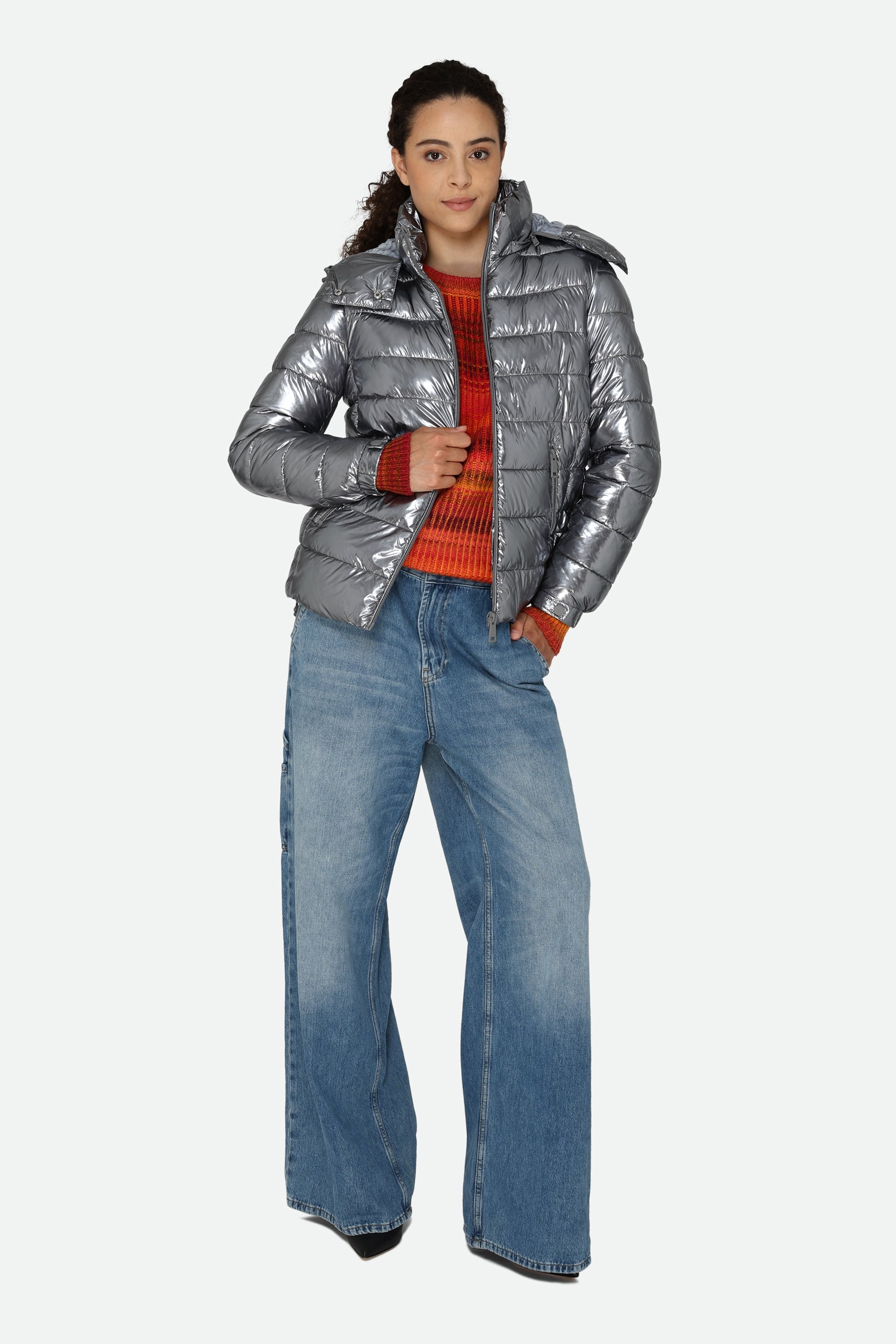 Guess Silber Daunenjacke