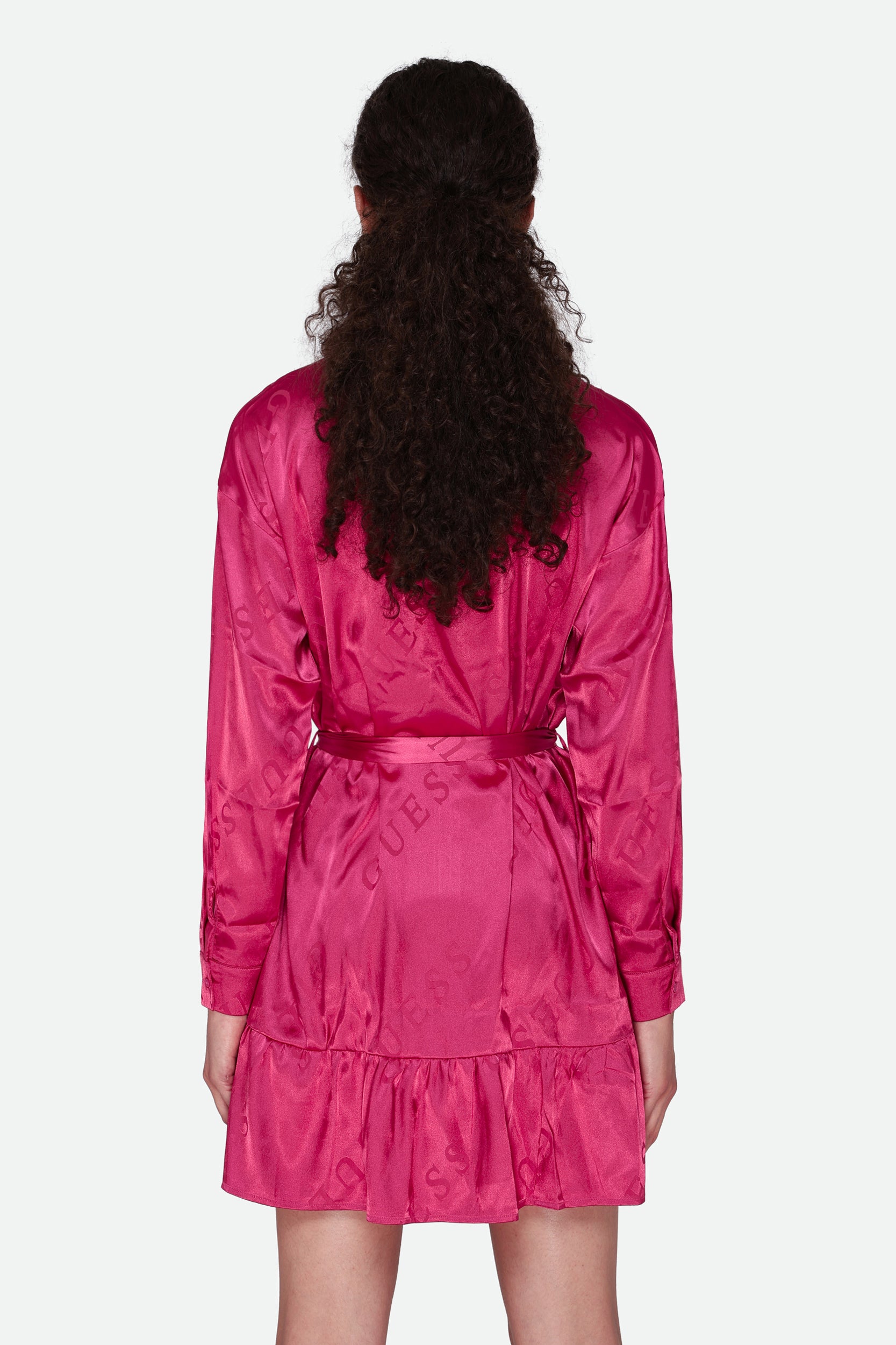 Guess Fuchsia-Hemdkleid