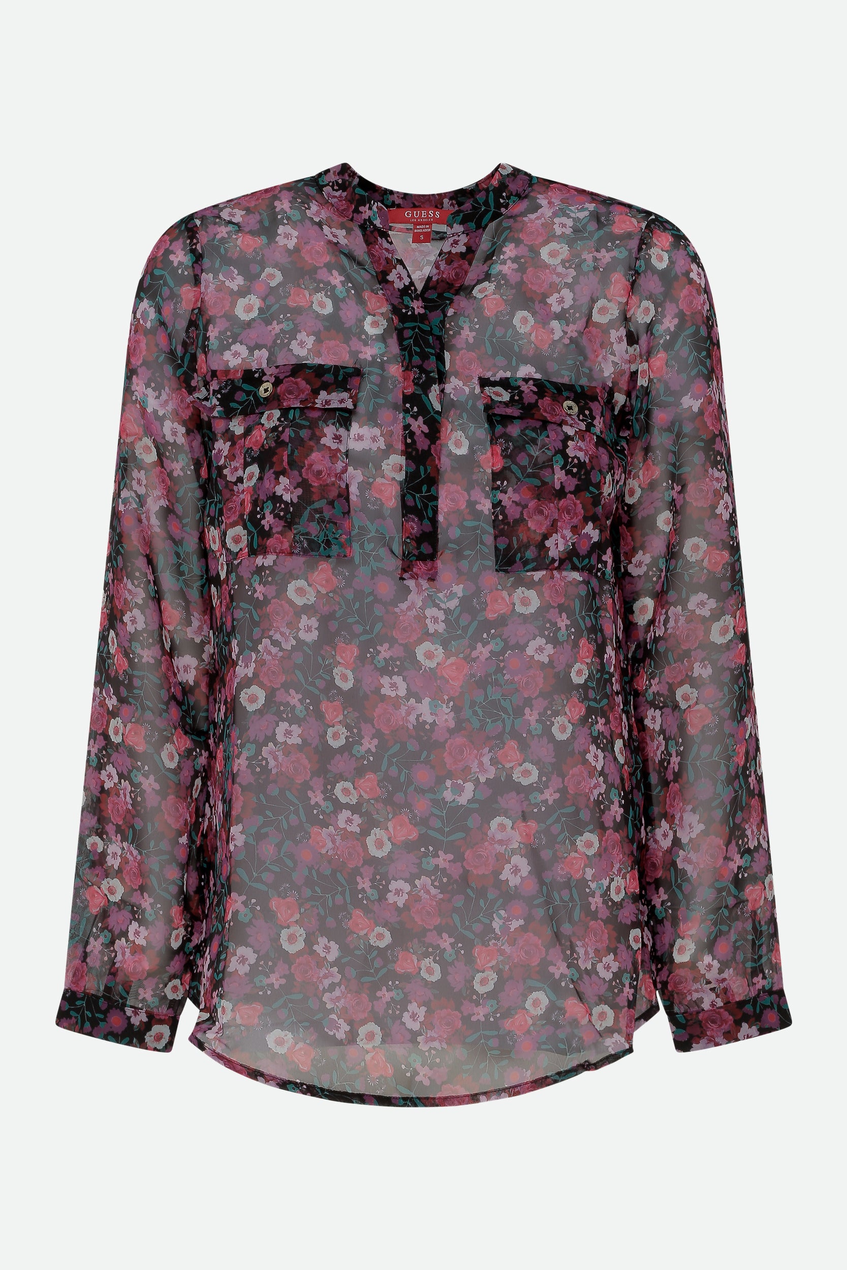 Guess Mehrfarbige Blumenbluse