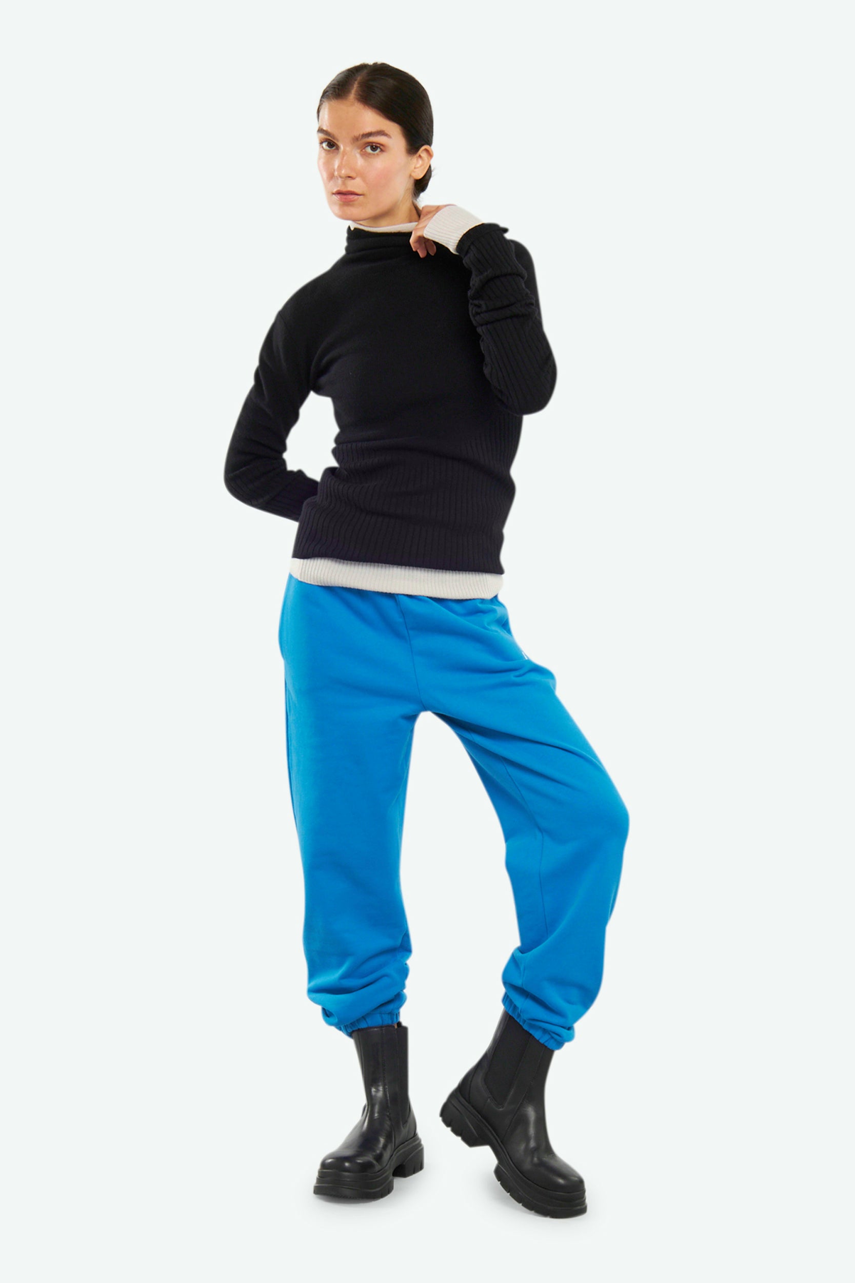 Patrizia Pepe Blaue Jogginghose