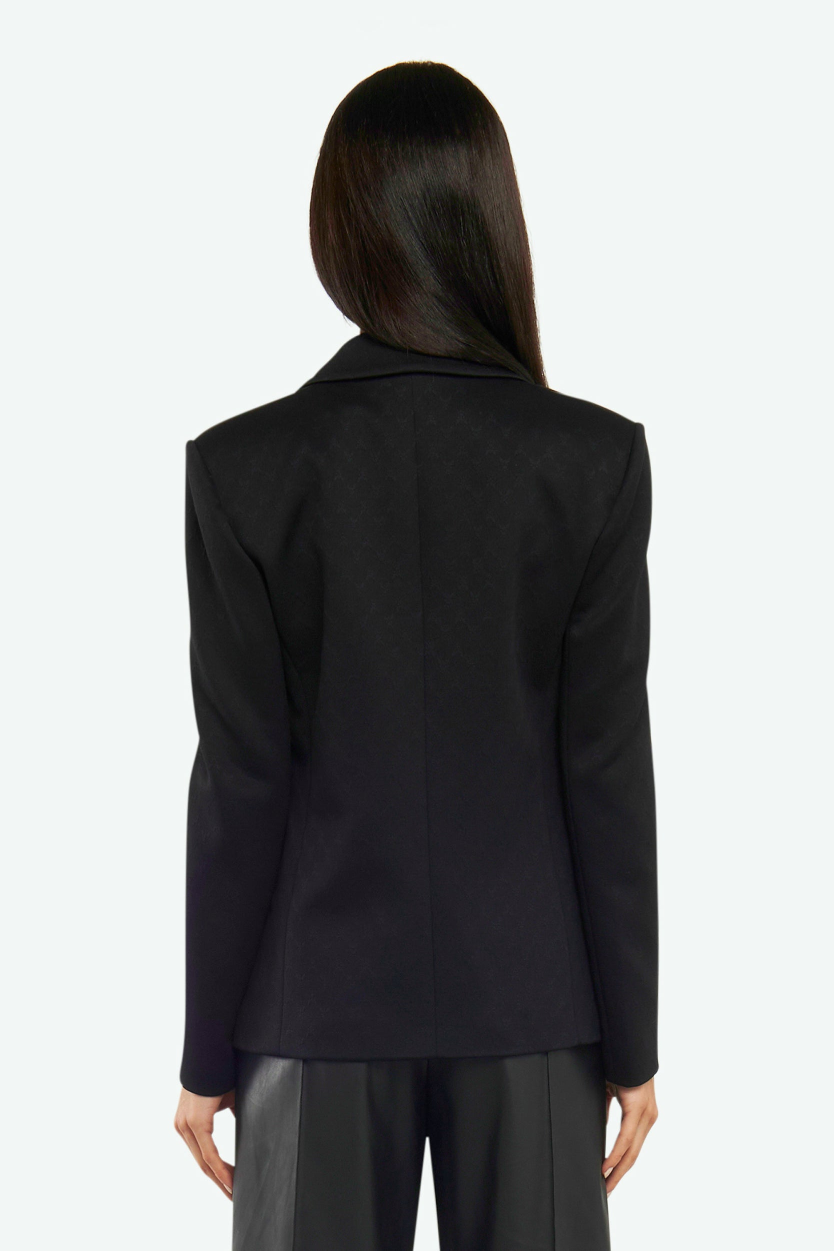 Patrizia Pepe Basic Schwarz Blazer