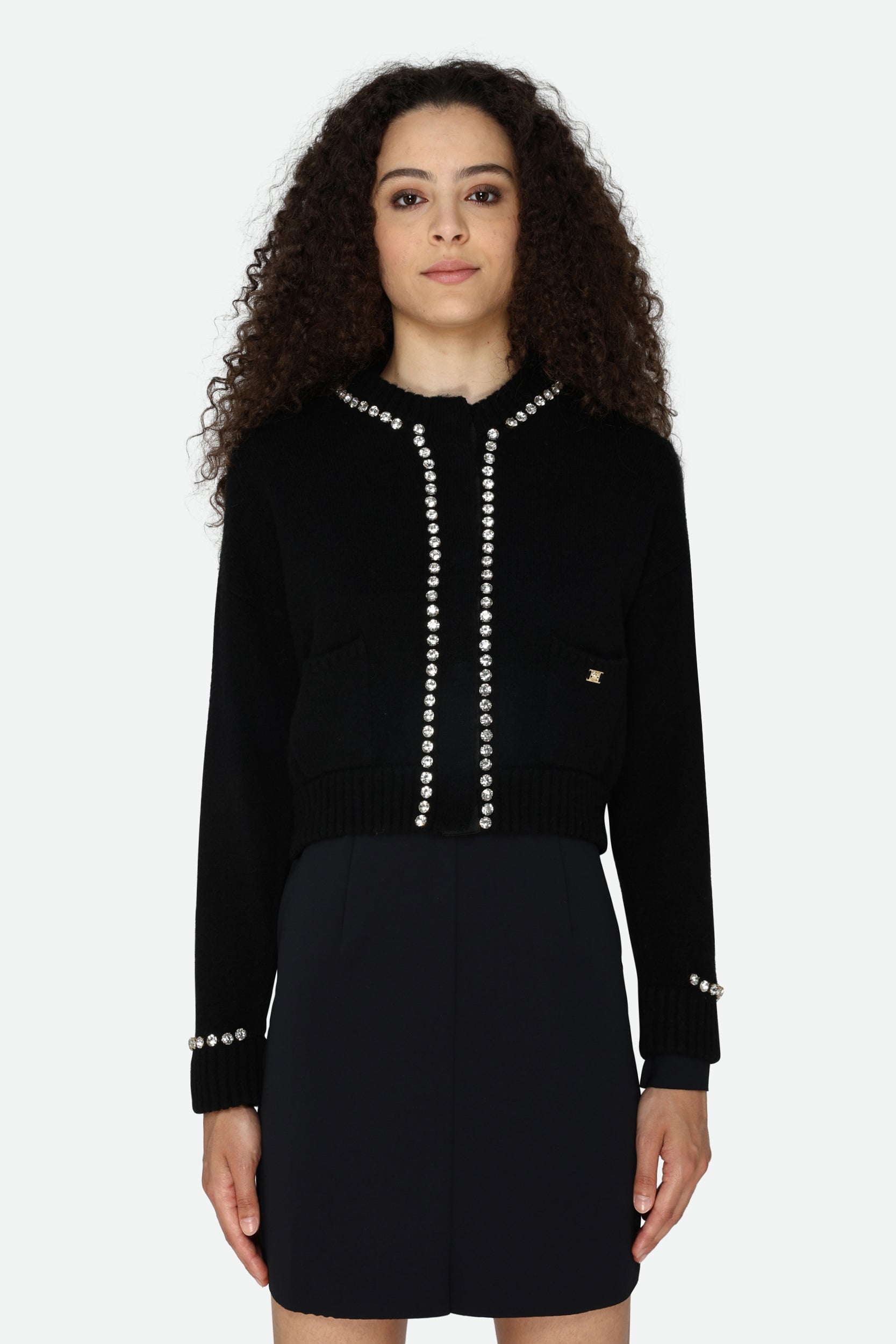 Pinko Schwarz Strickjacke