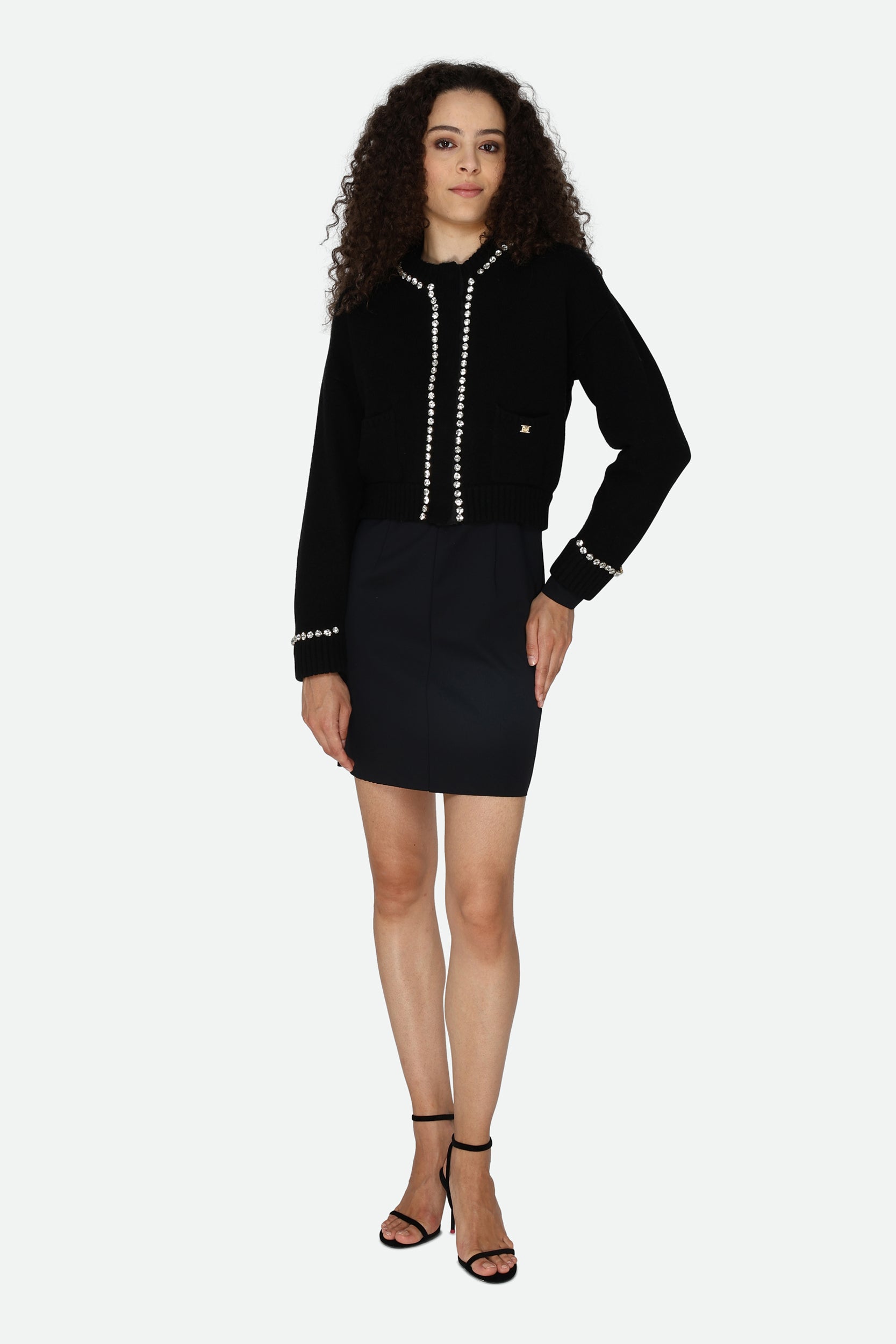 Pinko Schwarz Strickjacke