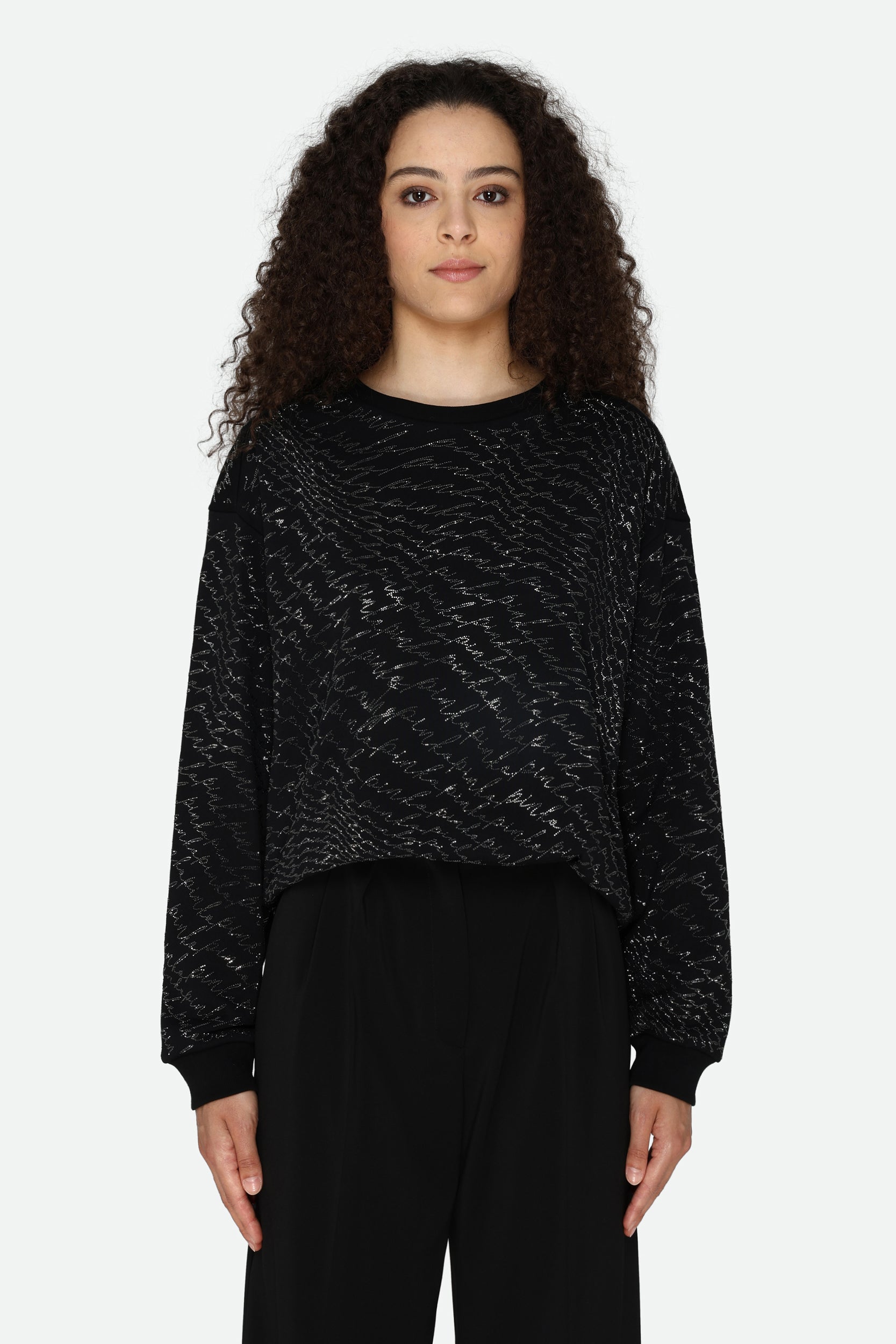 Pinko Schwarz Sweatshirt