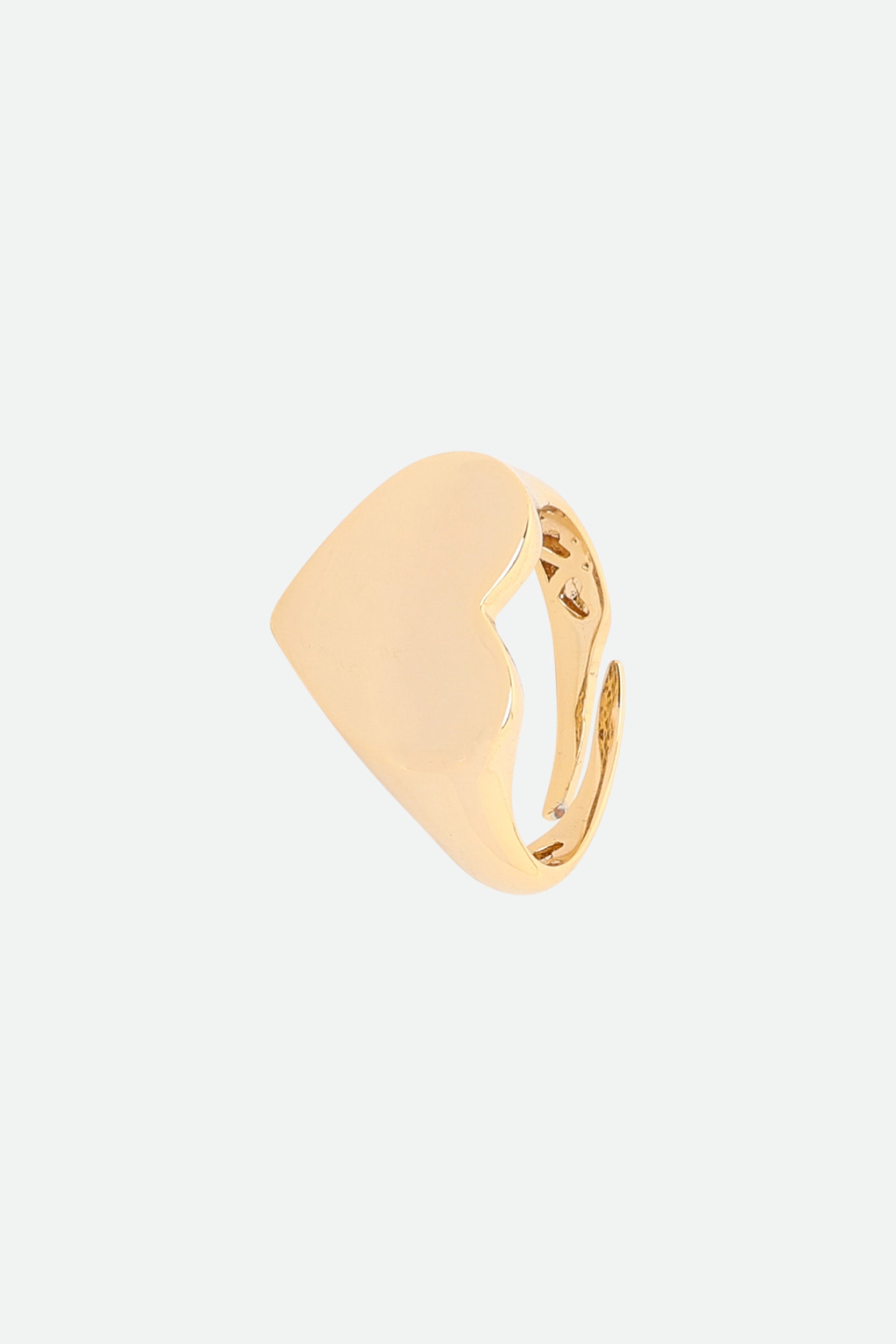 Melusina Bijoux Ring Herzchen Gold