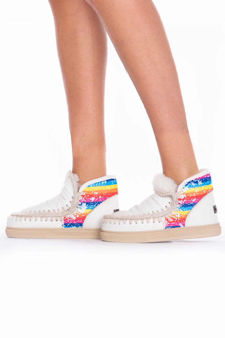 Mou Eskimo Sneakers Rainbow Weiße