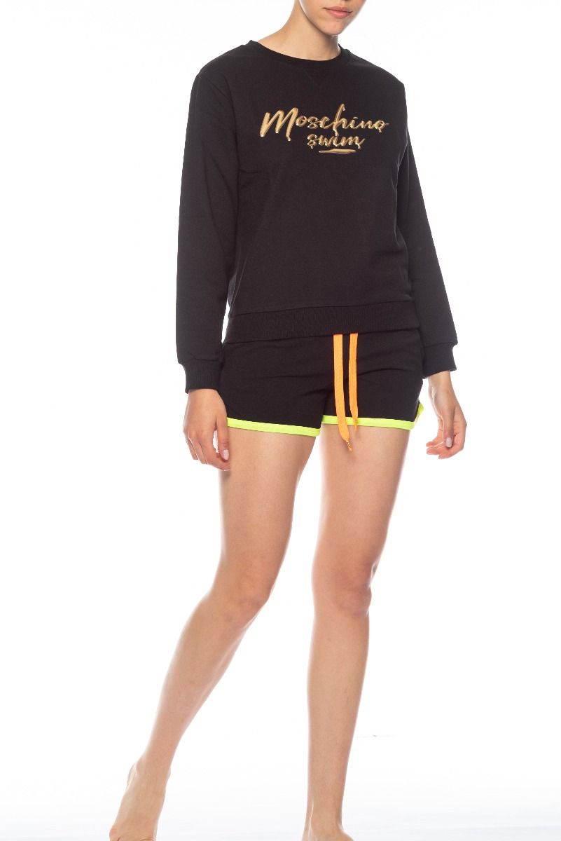 MOSCHINO Schwarz Sweatshirt Moschino Swim